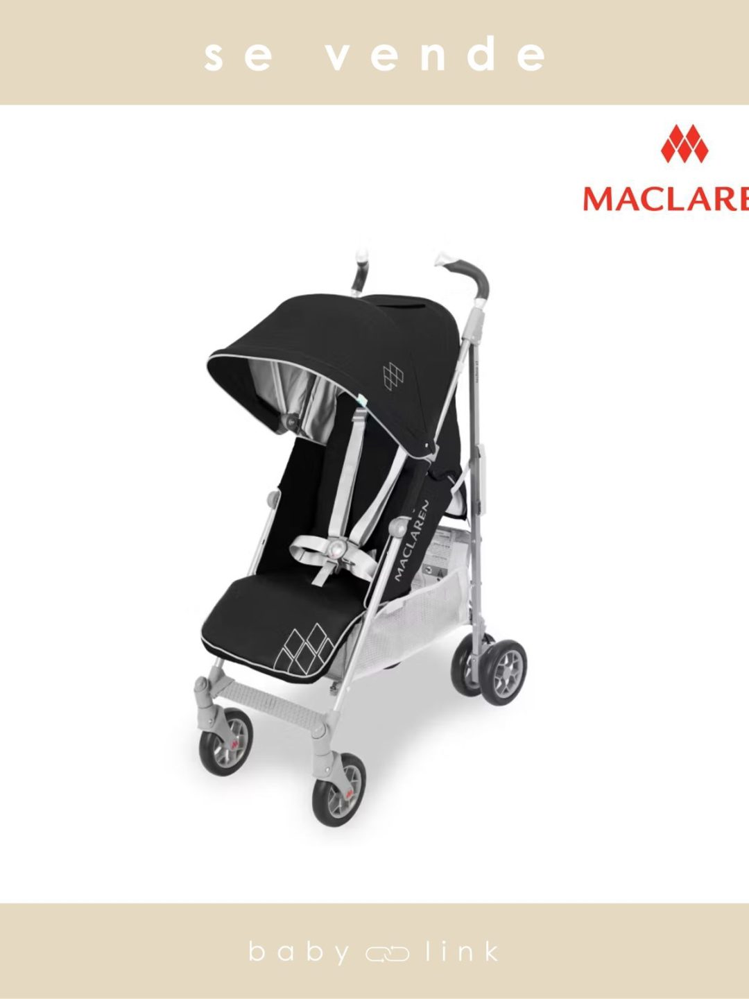 (COD:BB12996) COCHE PASEO TECHNO XT MACLAREN