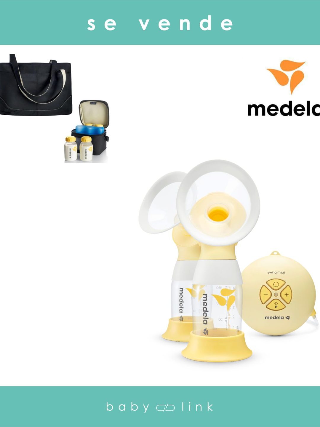 (COD:BB13082) EXTRACTOR DOBLE MEDELA SWING MAXI FLEX