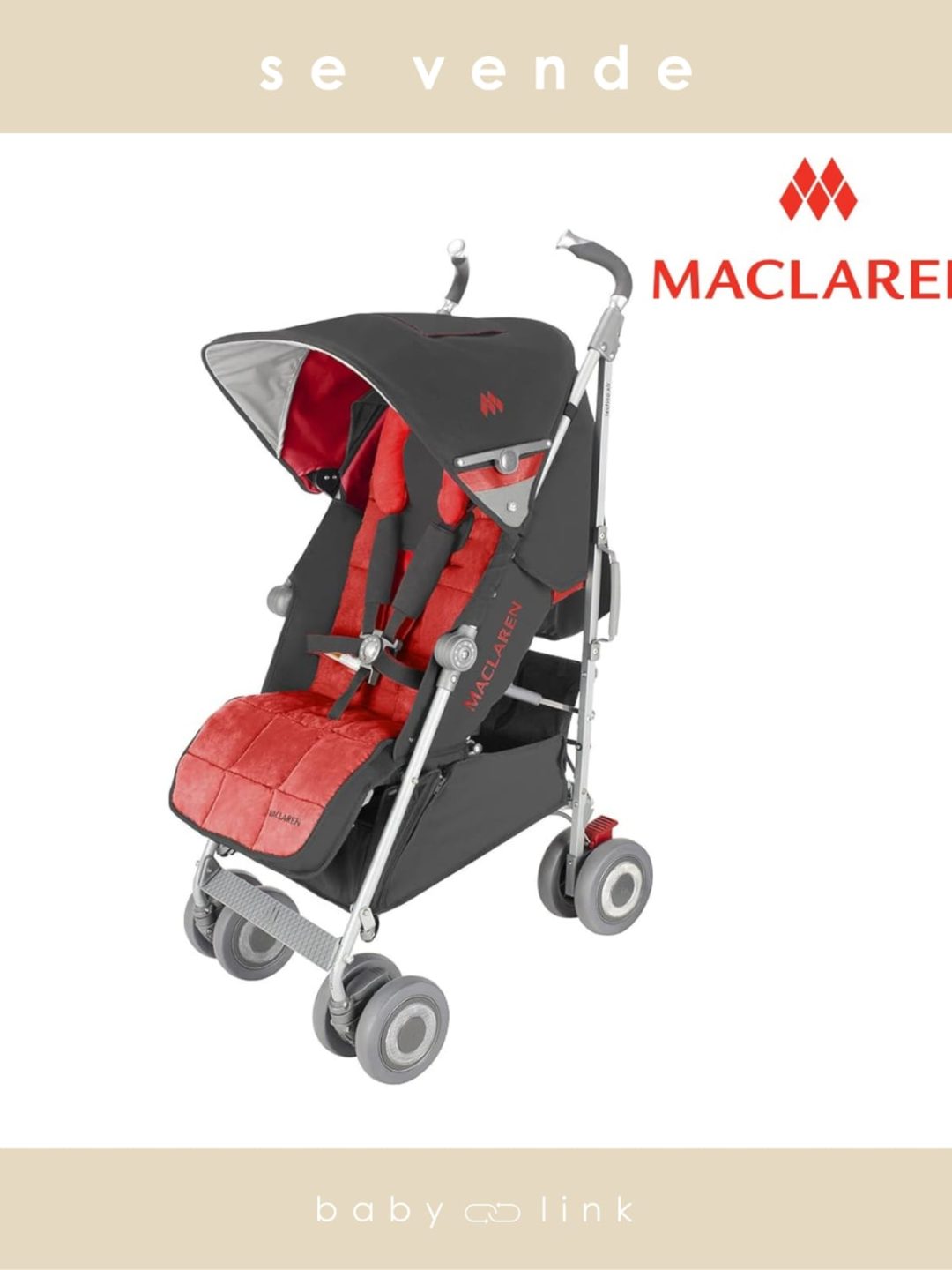 (COD:BB13638) COCHE PASEO MACLAREN TECHNO XLR