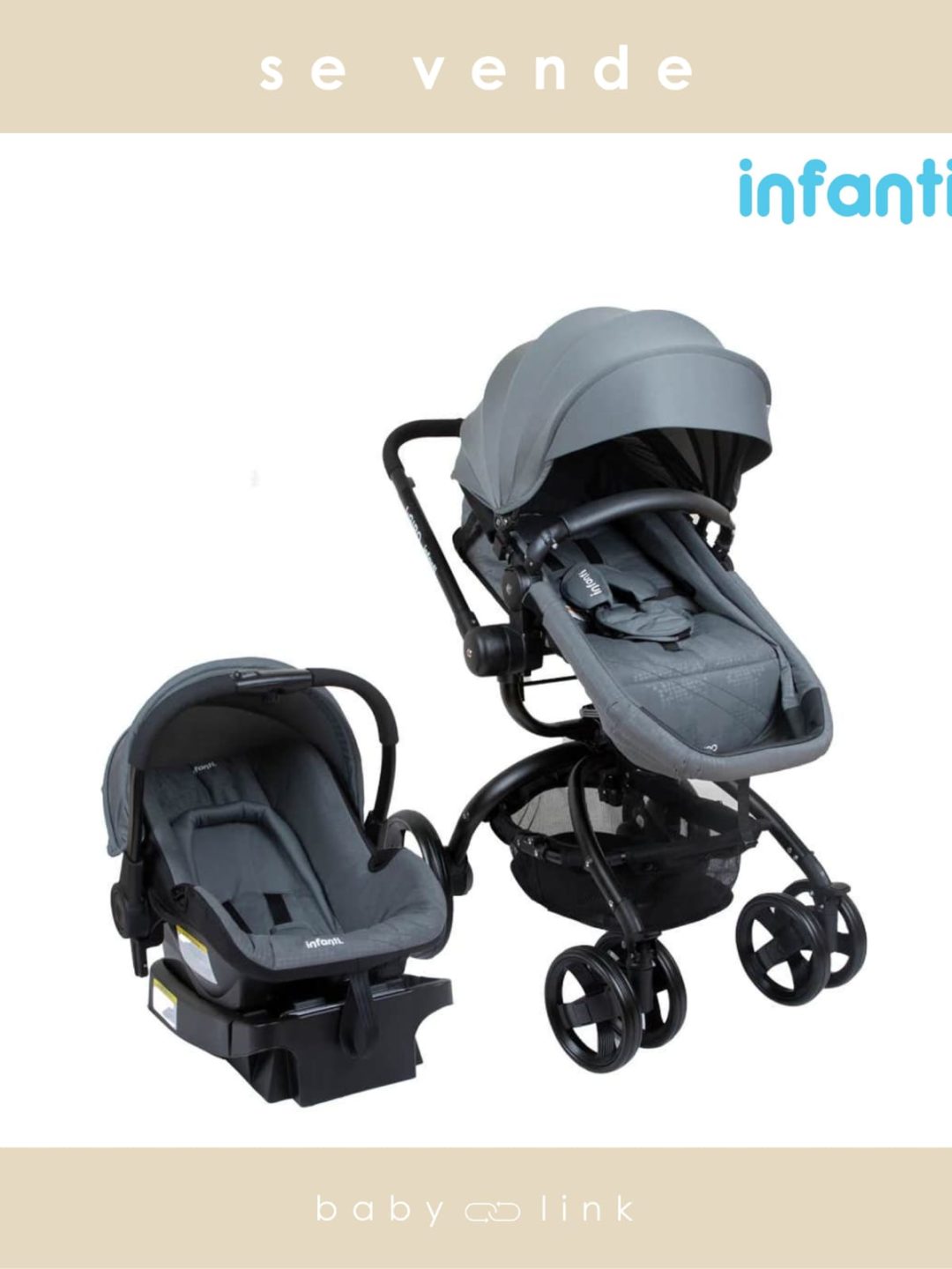 (COD:BB) COCHE TRAVEL SYSTEM INFANTI I-GIRO
