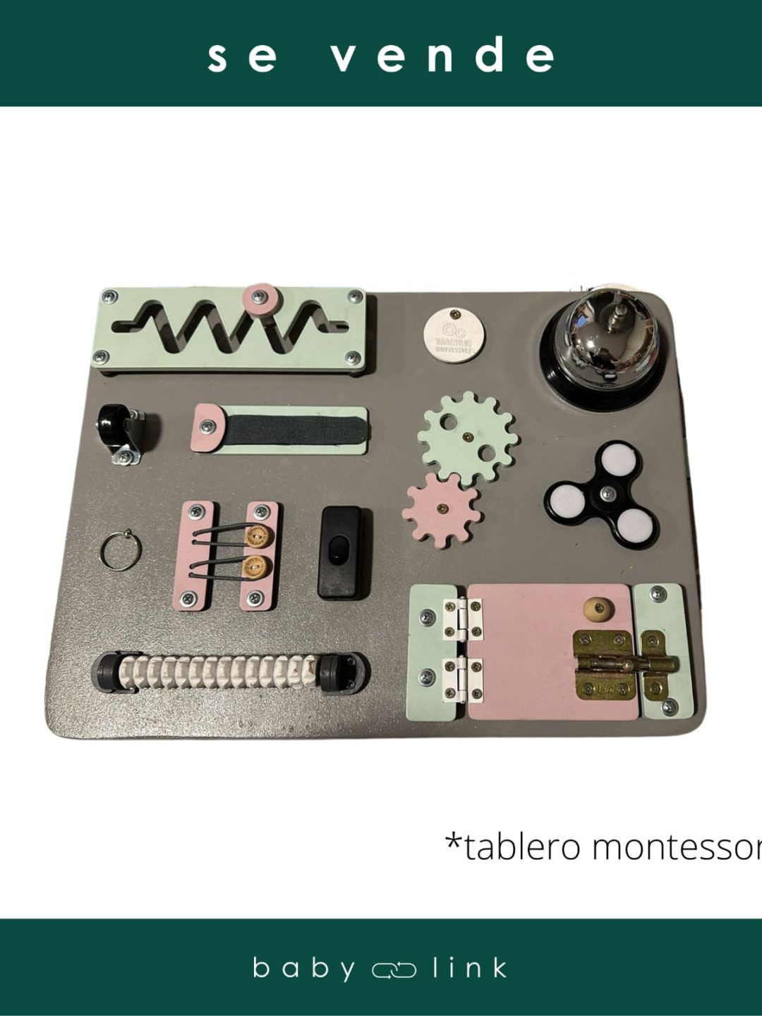 (COD:BB13680) TABLERO SENSORIAL MONTESSORI