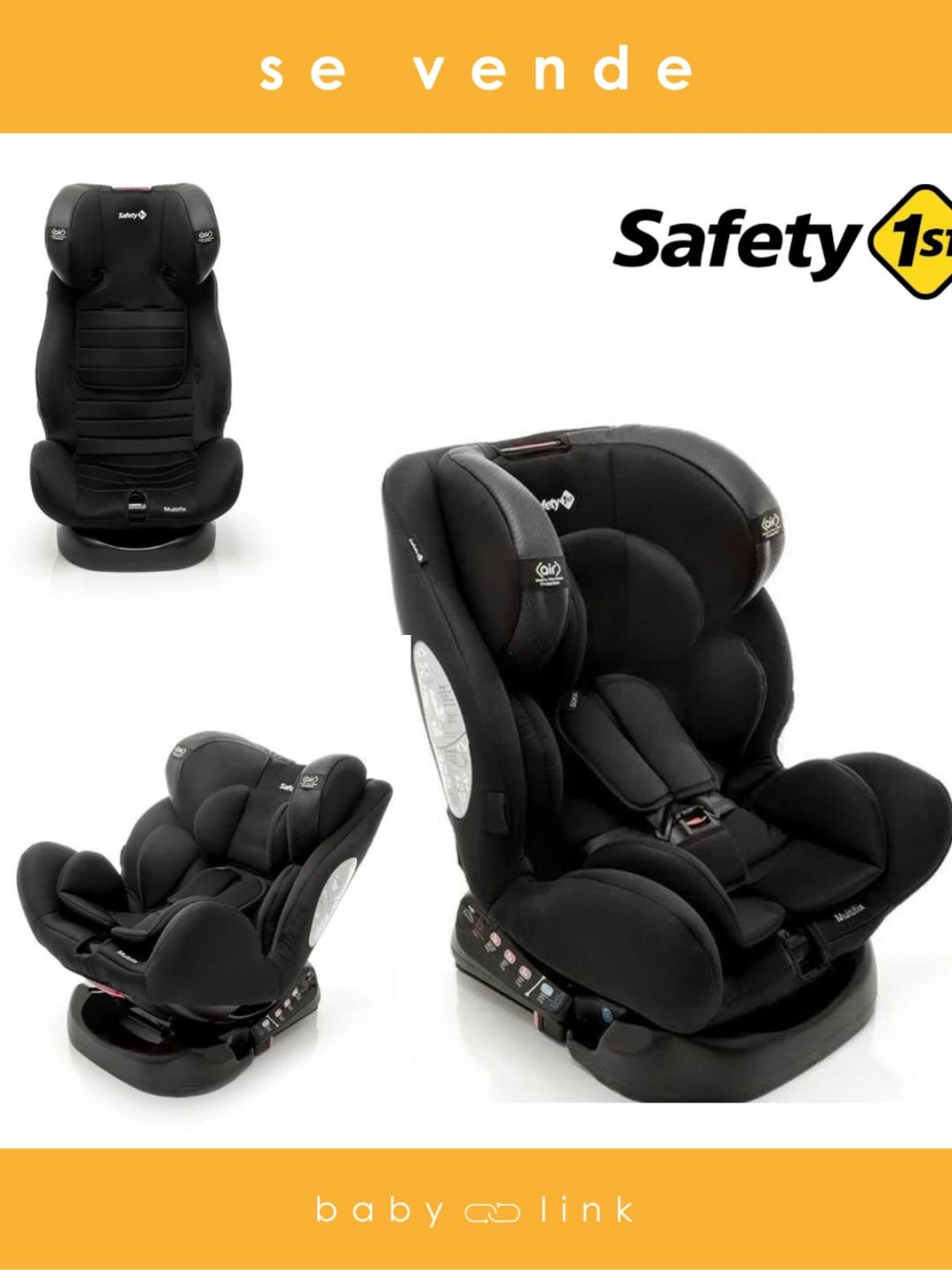 (COD:BB13839) SILLA DE AUTO CONVERTIBLE SAFETY 1ST MULTIFIX
