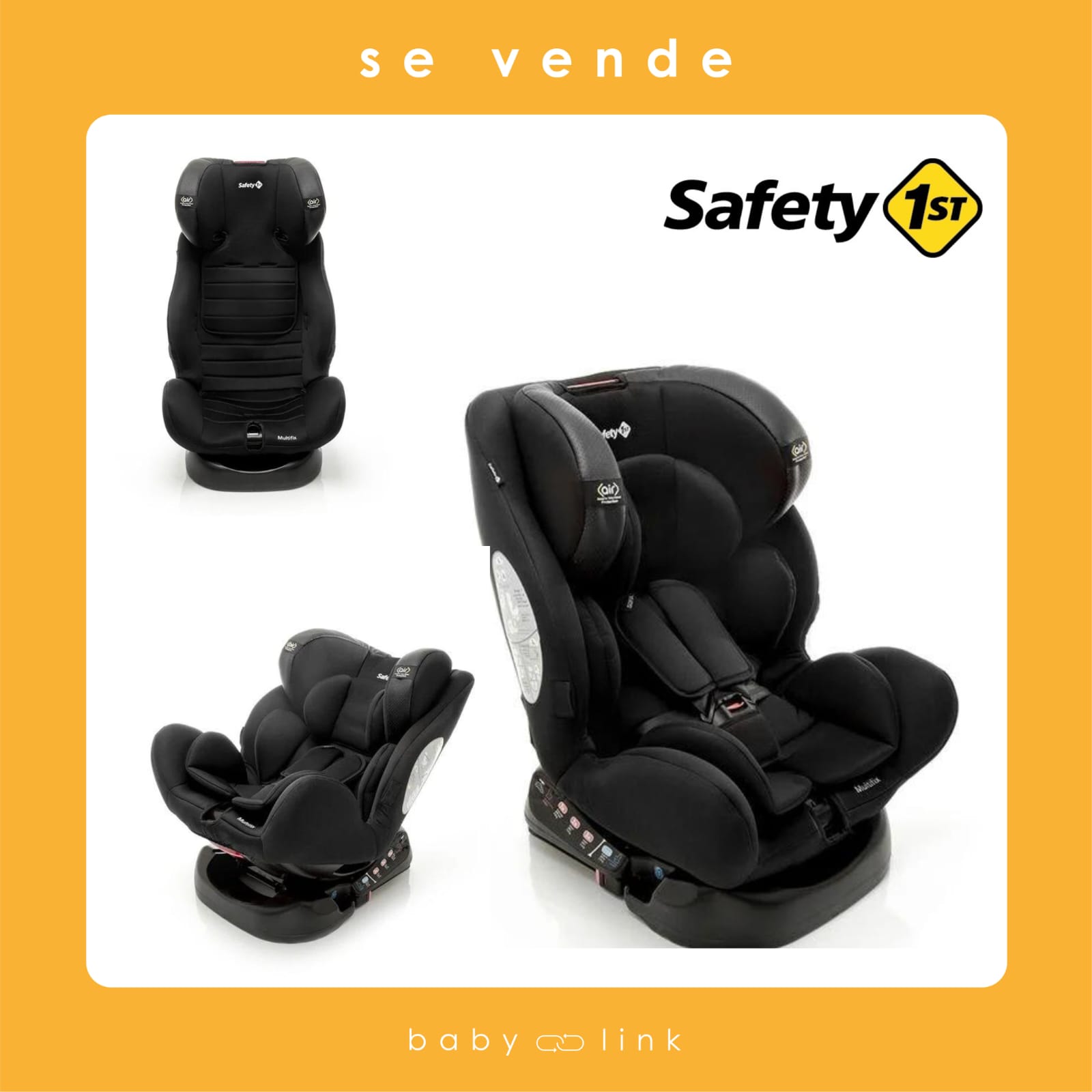 (COD:BB13839) SILLA DE AUTO CONVERTIBLE SAFETY 1ST MULTIFIX