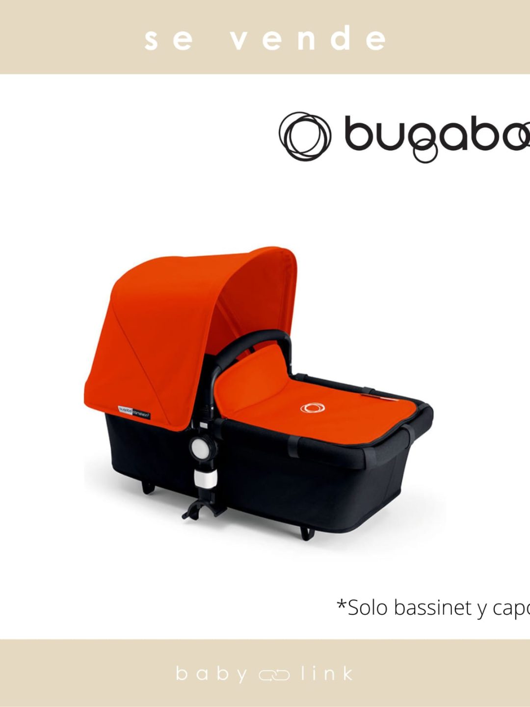 (COD:BB13808) BASSINET COCHE BUGABOO CAMALEON 3