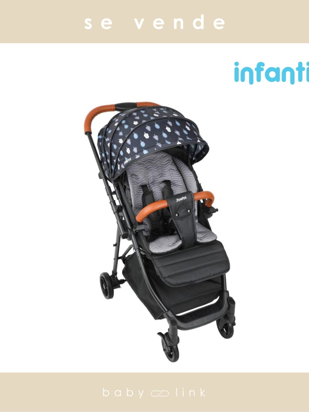 (COD:BB14063) COCHE PASEO INFANTI FOREST DARK
