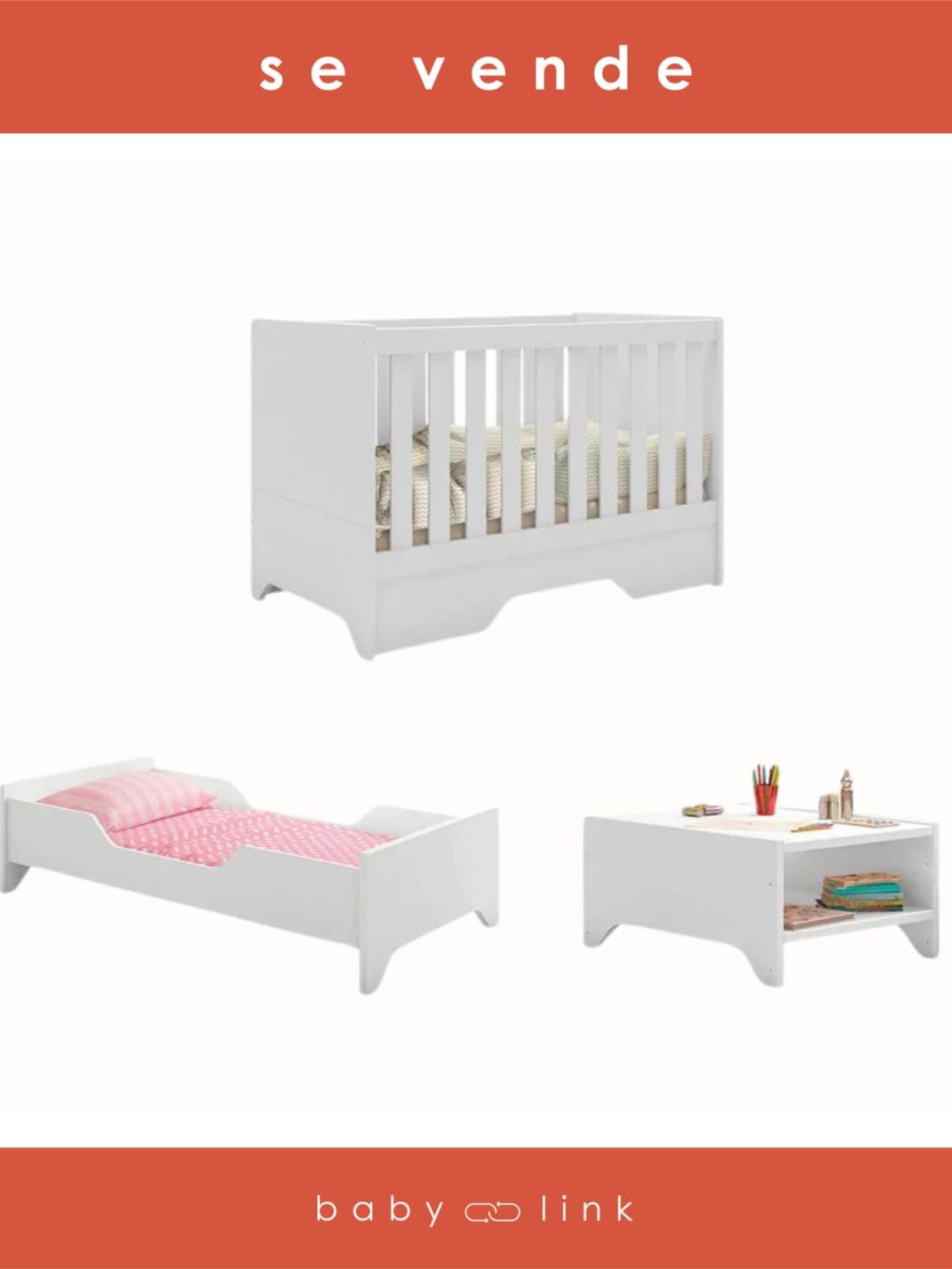 (COD:BB13828) CUNA MULTIFUNCIONAL SANTORINI + COLCHON CIC