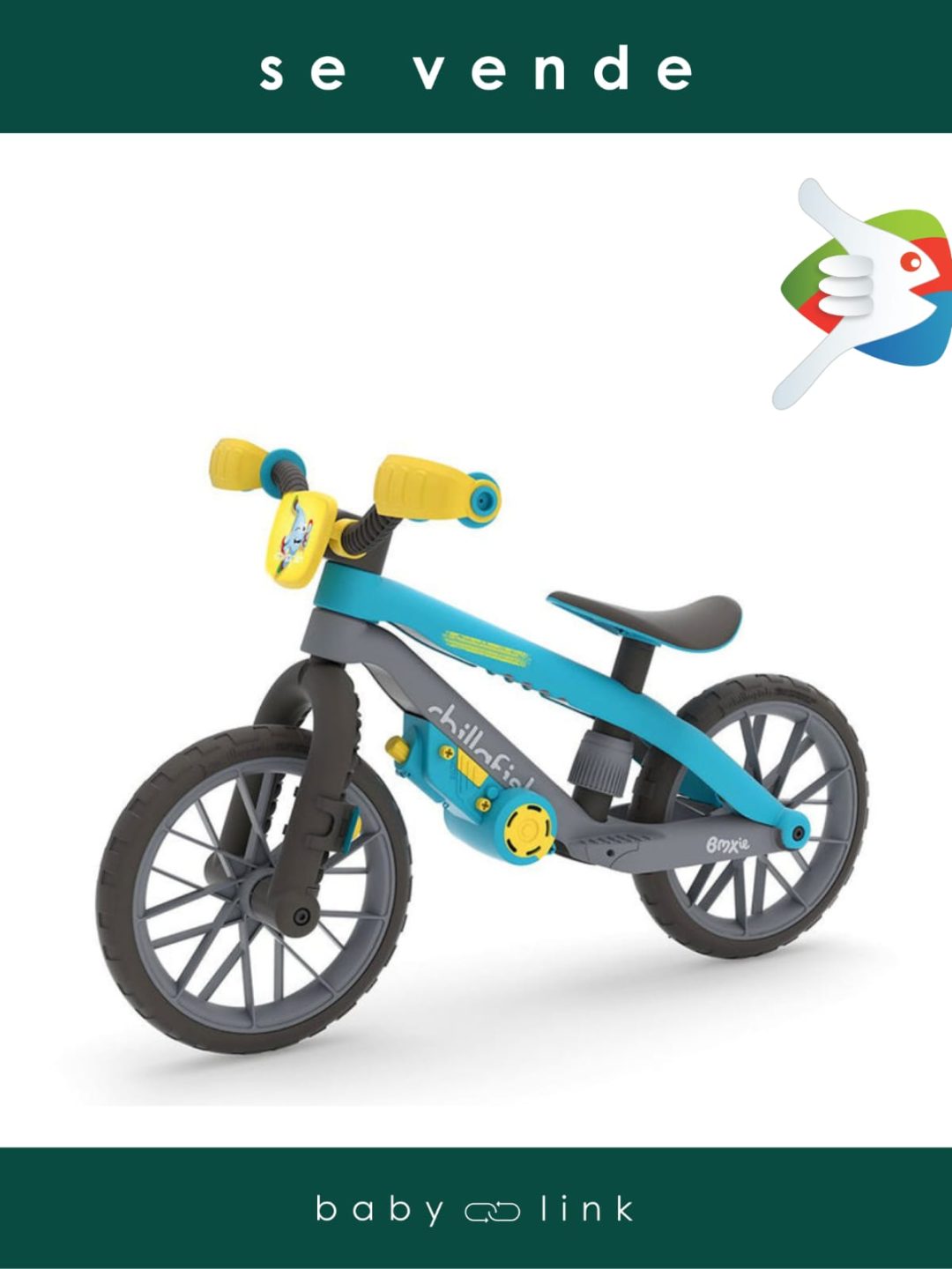 (COD:BB14355) BICICLETA DE APRENDIZAJE CHILLAFISH BMXIE 03 MOTO