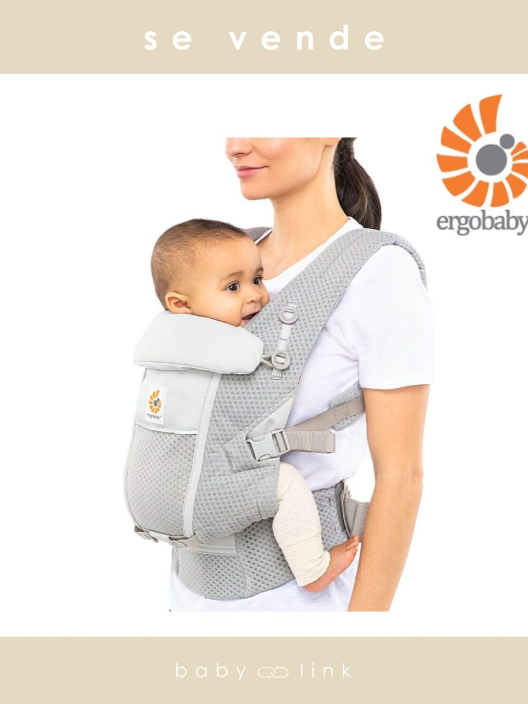 (COD:BB14341) MOCHILA ERGOBABY ADAPT SOFT FLEX MESH