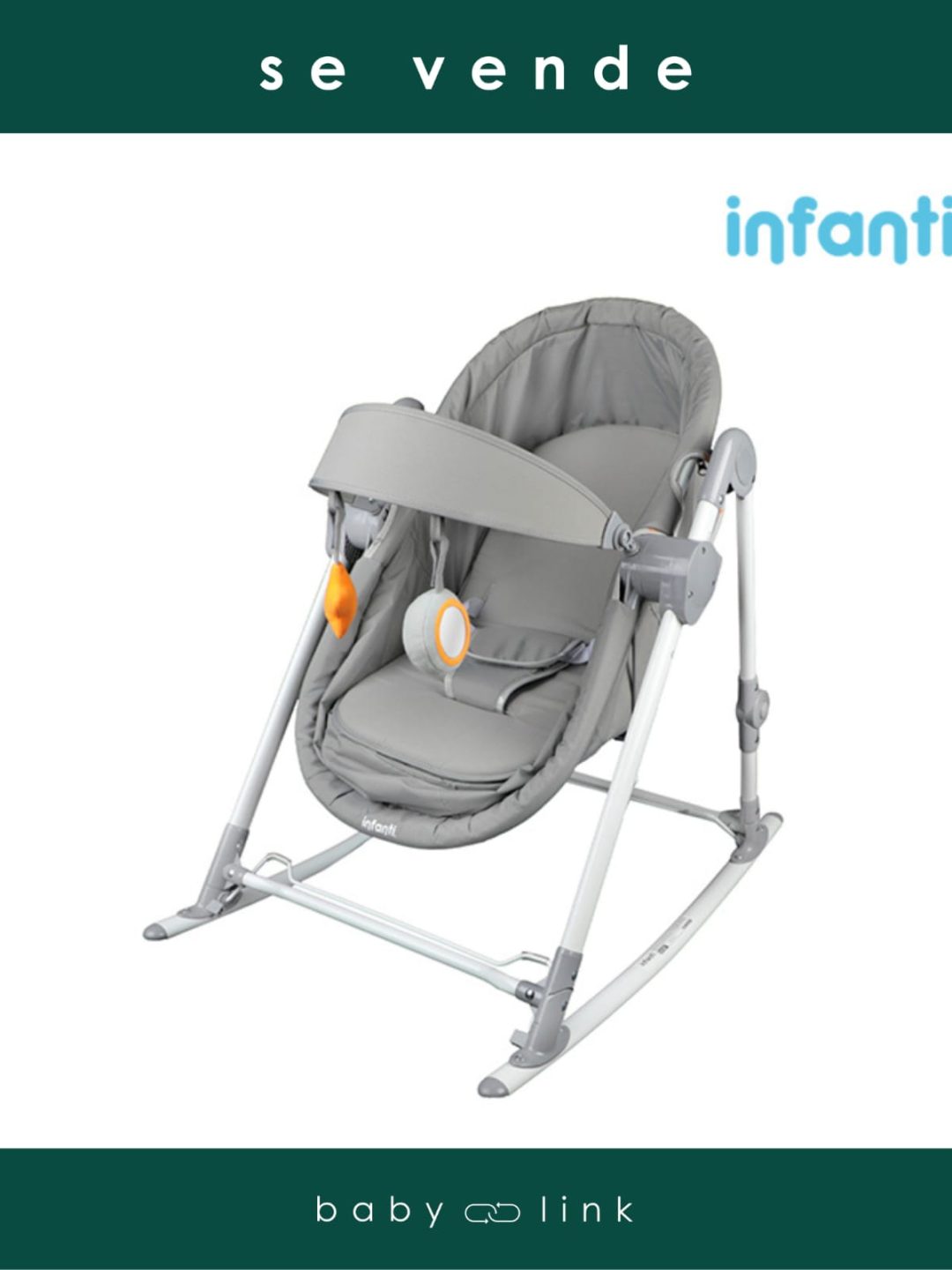(COD:BB14355) SILLA MECEDORA 4 EN 1 INFANTI