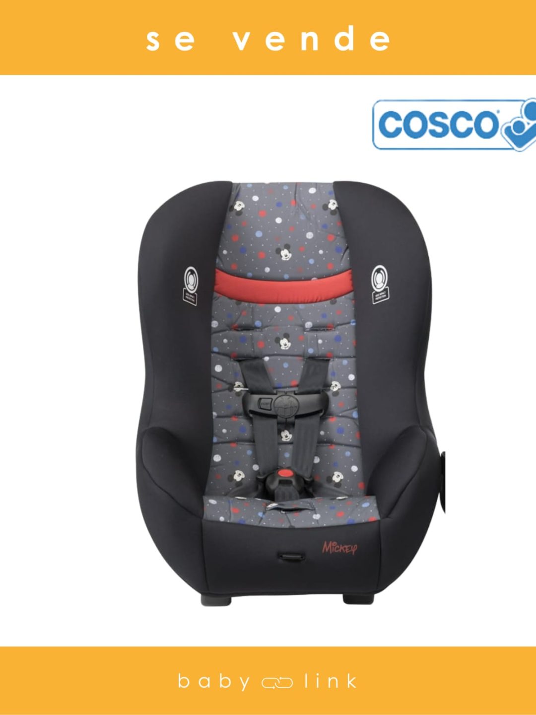 (COD:BB14363) SILLA DE AUTO COSCO MICKEY