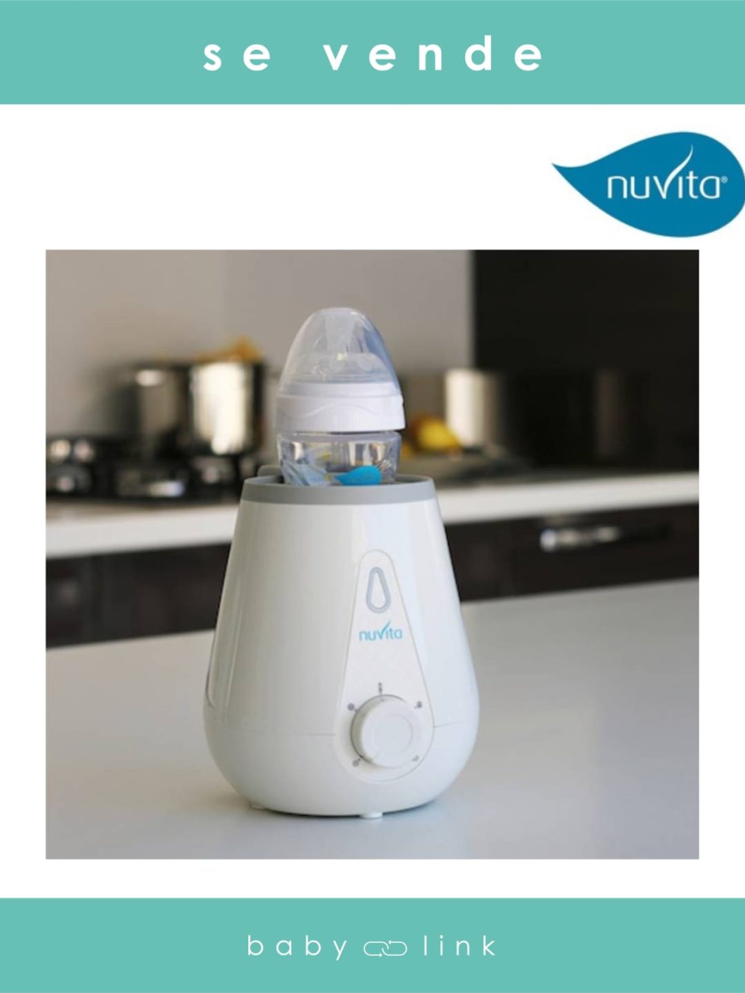 (COD:BB14334) CALENTADOR DE MAMADERAS NUVITA
