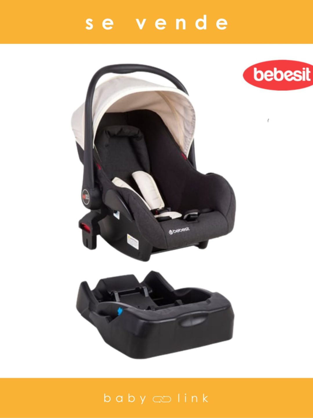 (COD:BB14648) SILLA NIDO DE AUTO BEBESIT