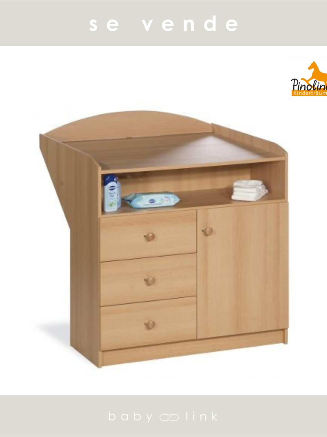 (COD:B14458) COMODA/MUDADOR PINOLINO ERIK