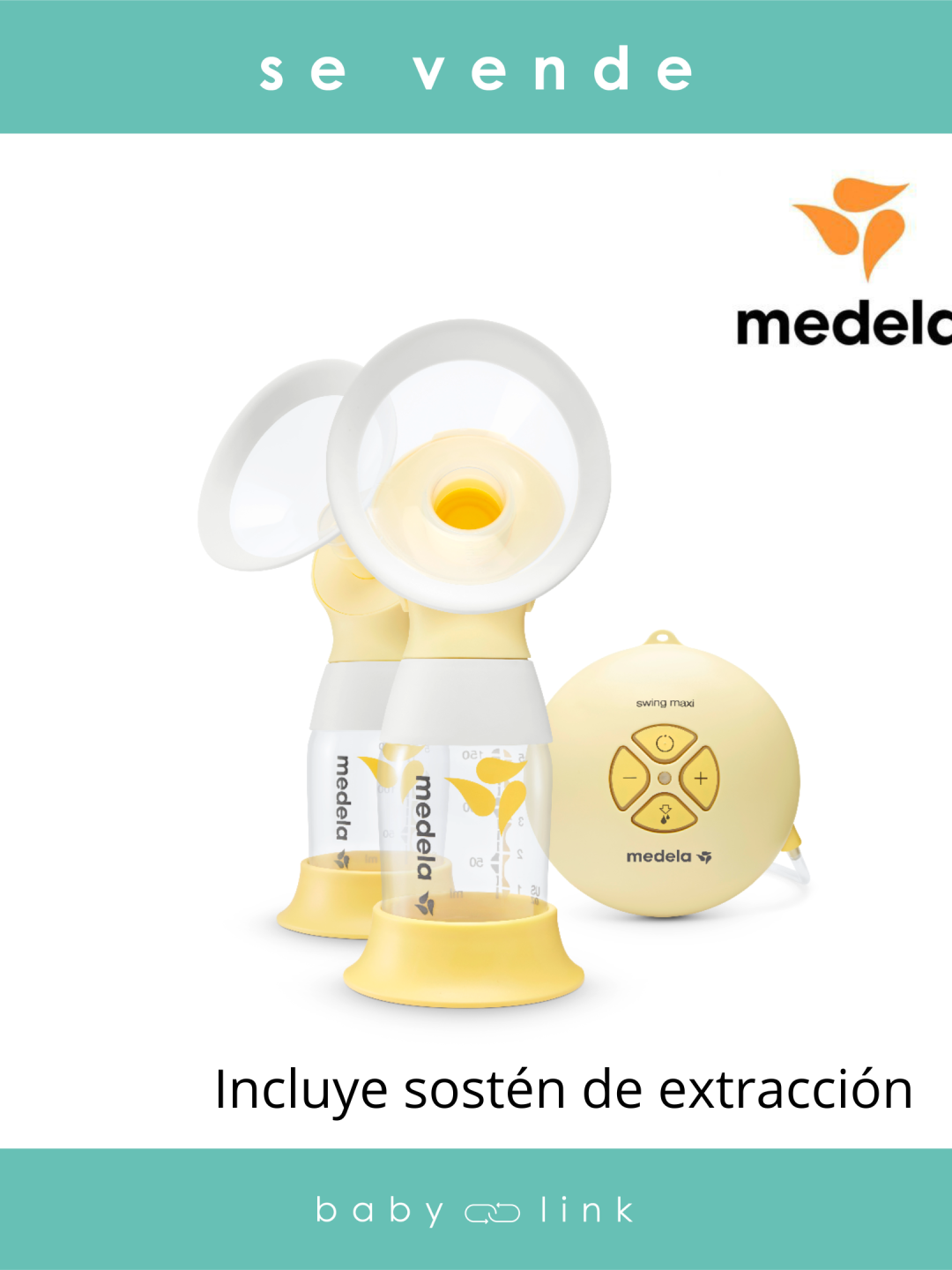 (COD:BB14438) EXTRACTOR DE LECHE MEDELA SWING MAXI