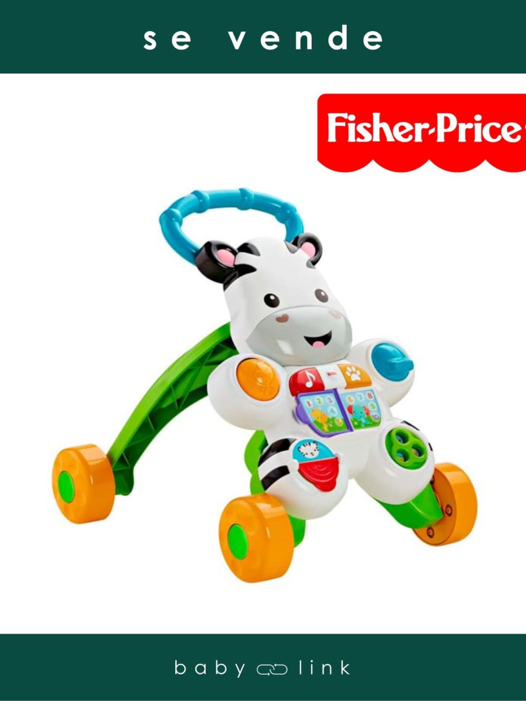 (COD:BB14387) CORREPASILLO FISHER PRICE CEBRA