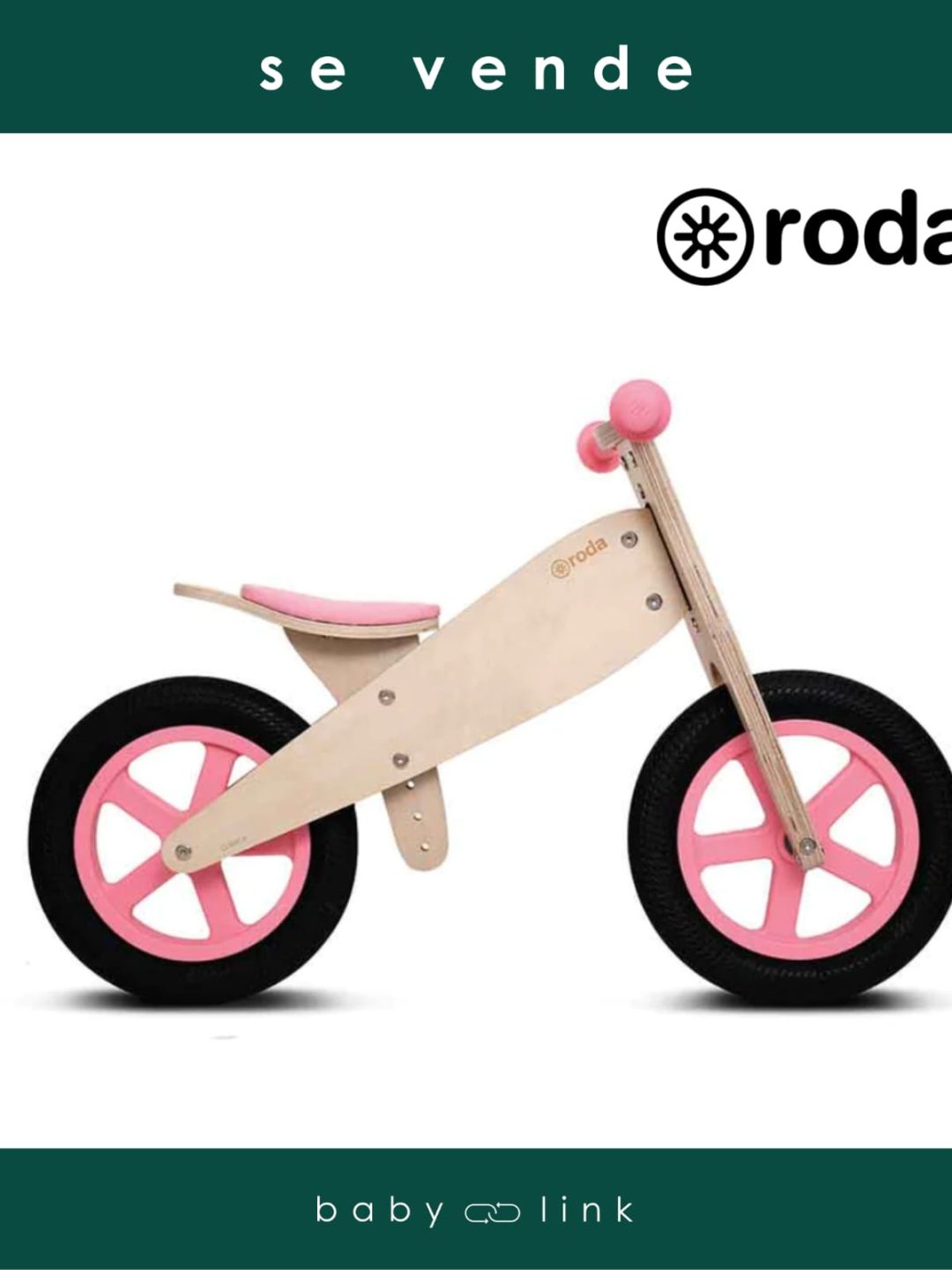 (COD:BB14868) BICICLETA MADERA RODA