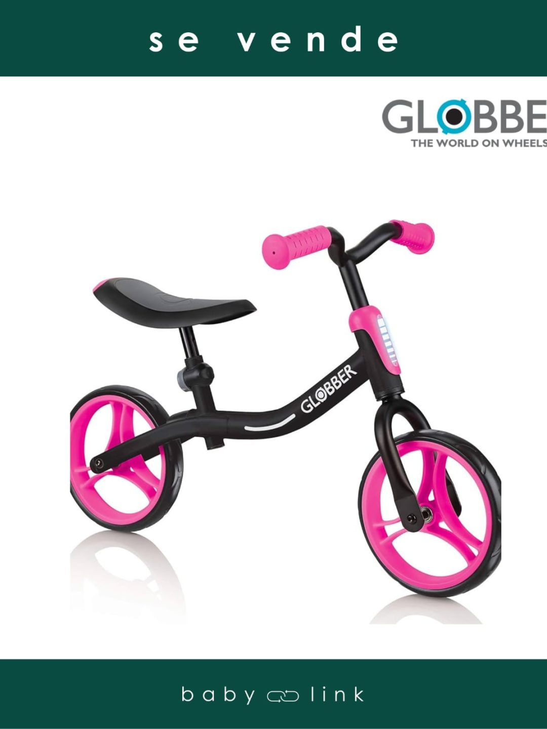 (COD:BB14840) BICICLETA APRENDIZAJE GLOBBER