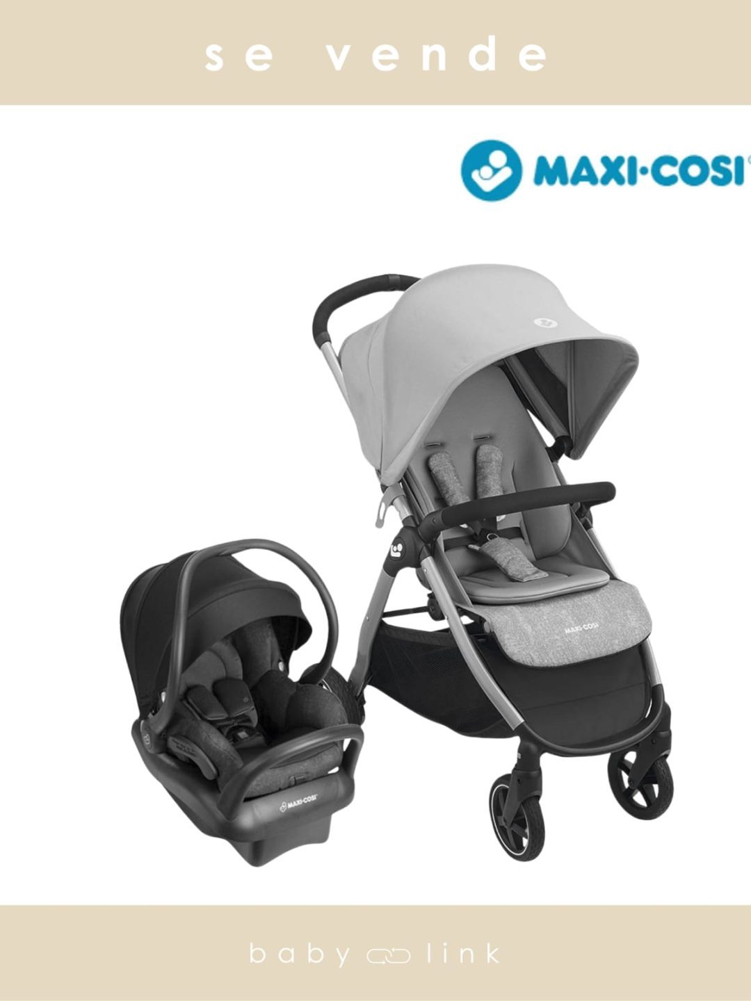 (COD:BB14816) COCHE TRAVEL SYSTEM MAXI COSI GIA 4W