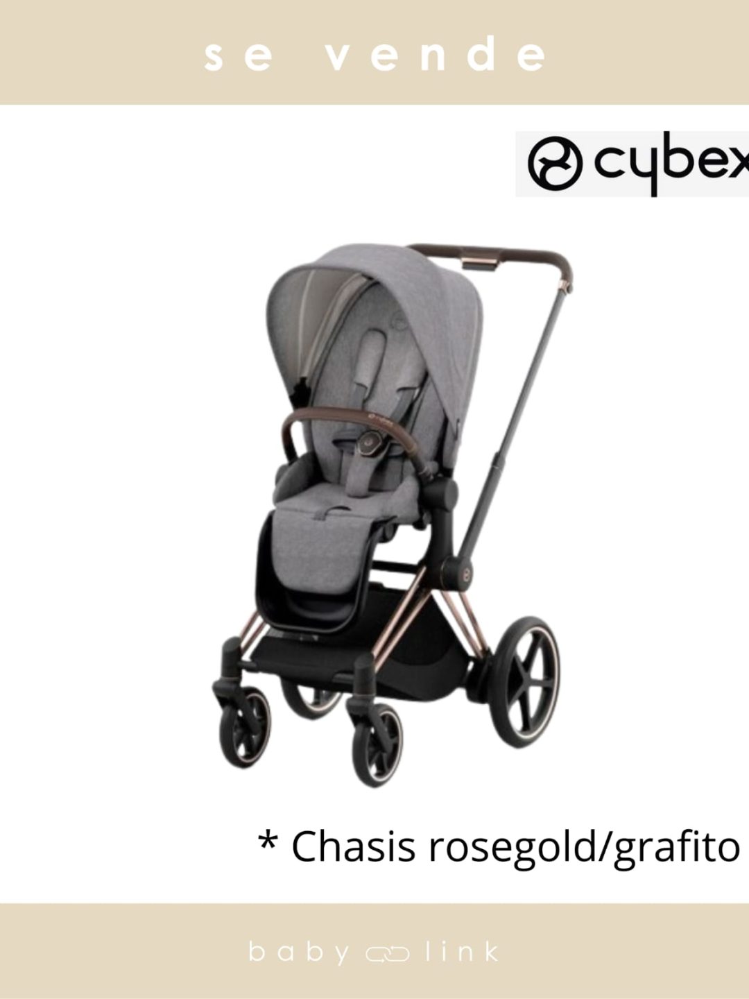 (COD:BB15003) COCHE PASEO CYBEX PLATINUM PRIAM