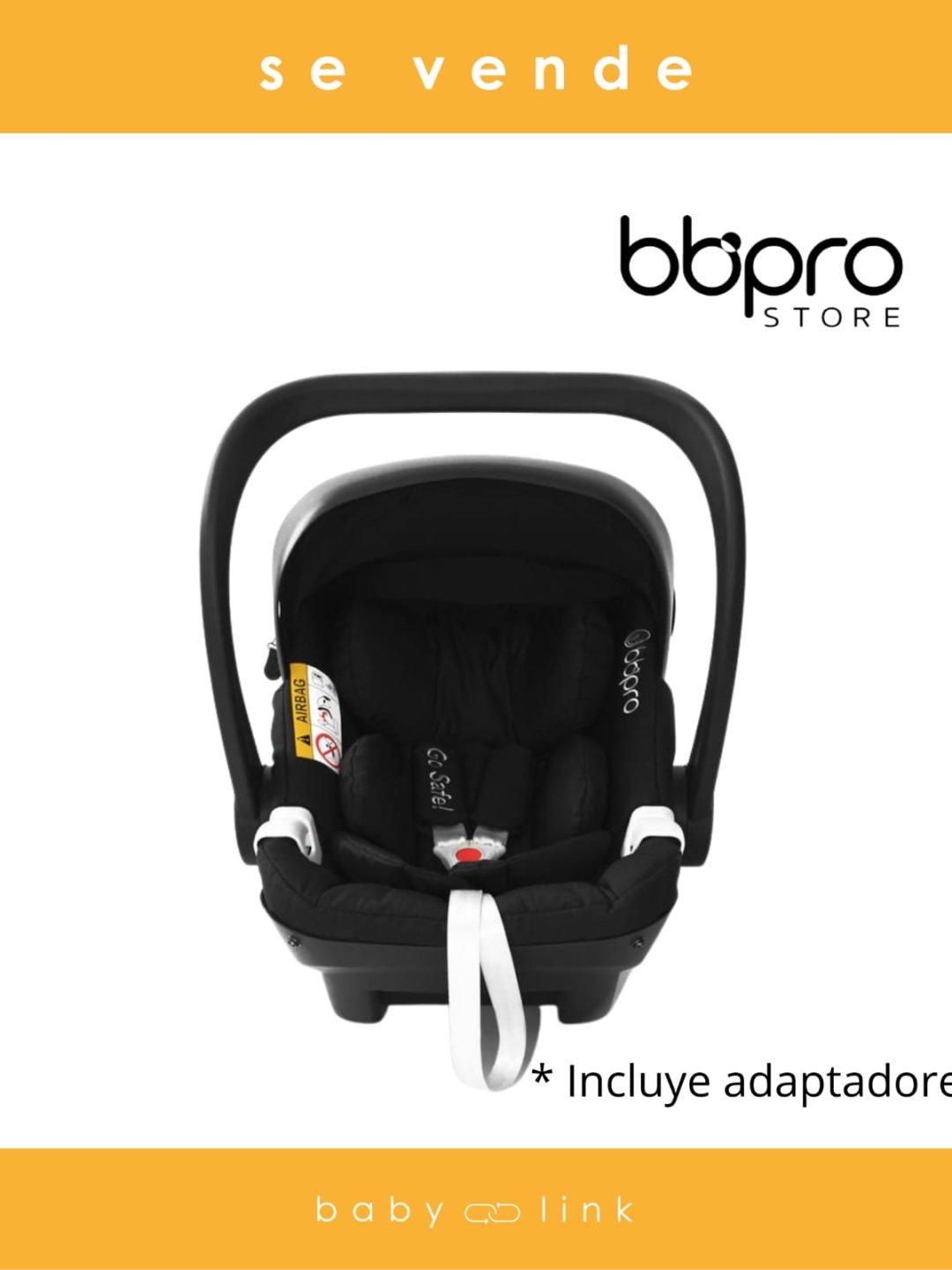 (COD:BB15202) SILLA NIDO DE AUTO BBPRO X1