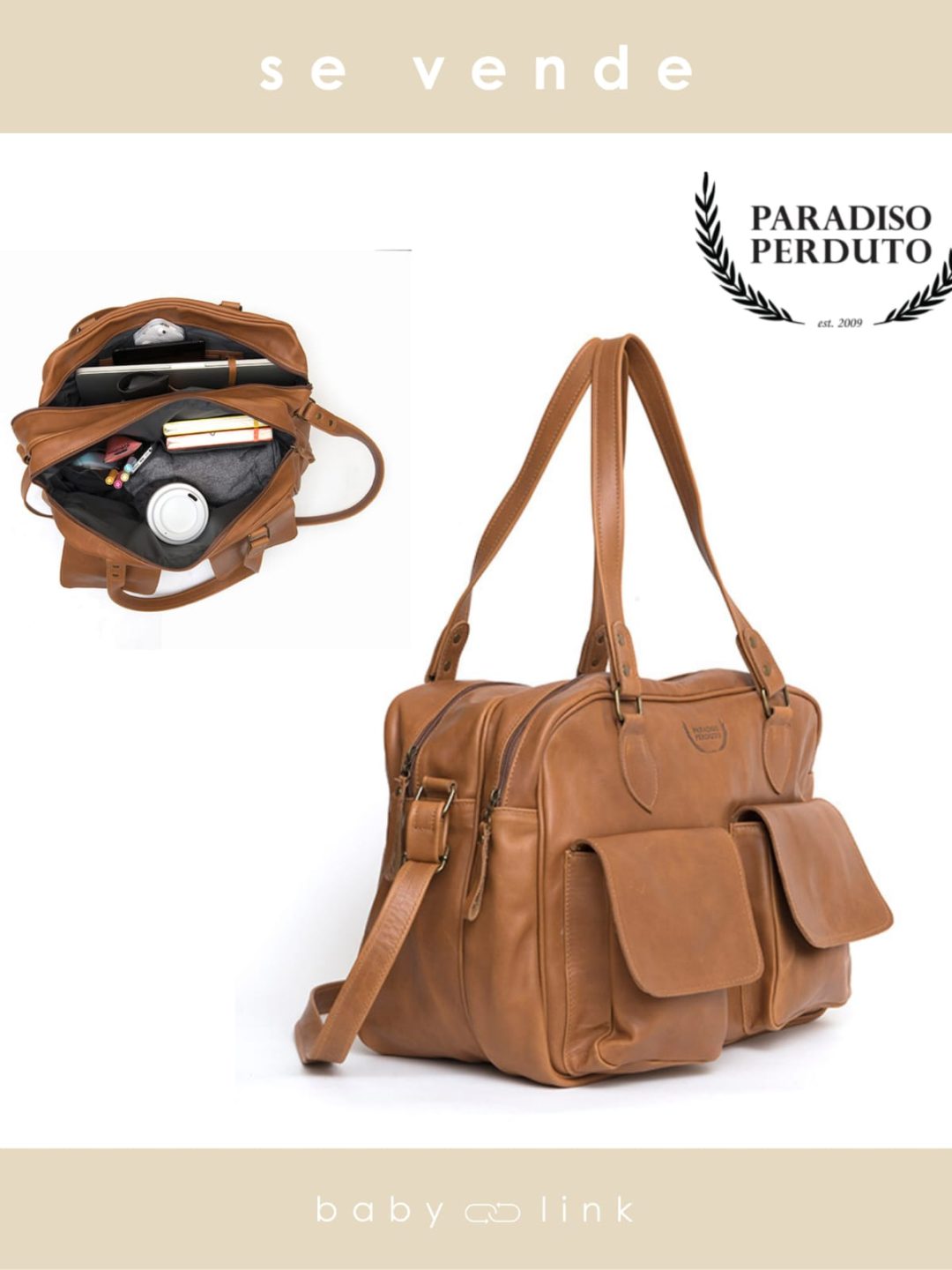 (COD:BB15037) BOLSO PAÑALERO PARADISO PERDUTO