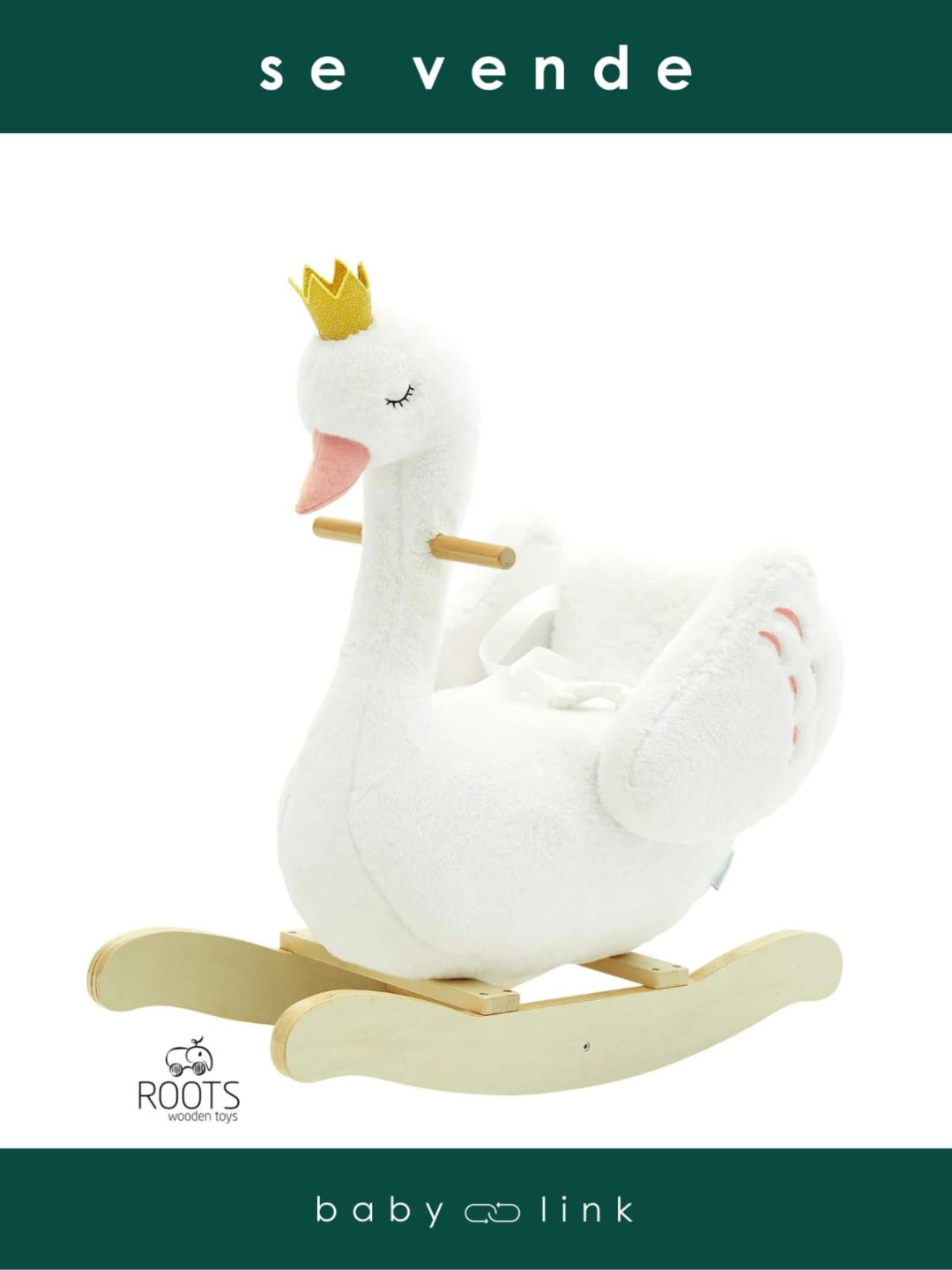 (COD:BB15010) BALANCIN MADERA ROOT TOYS CISNE