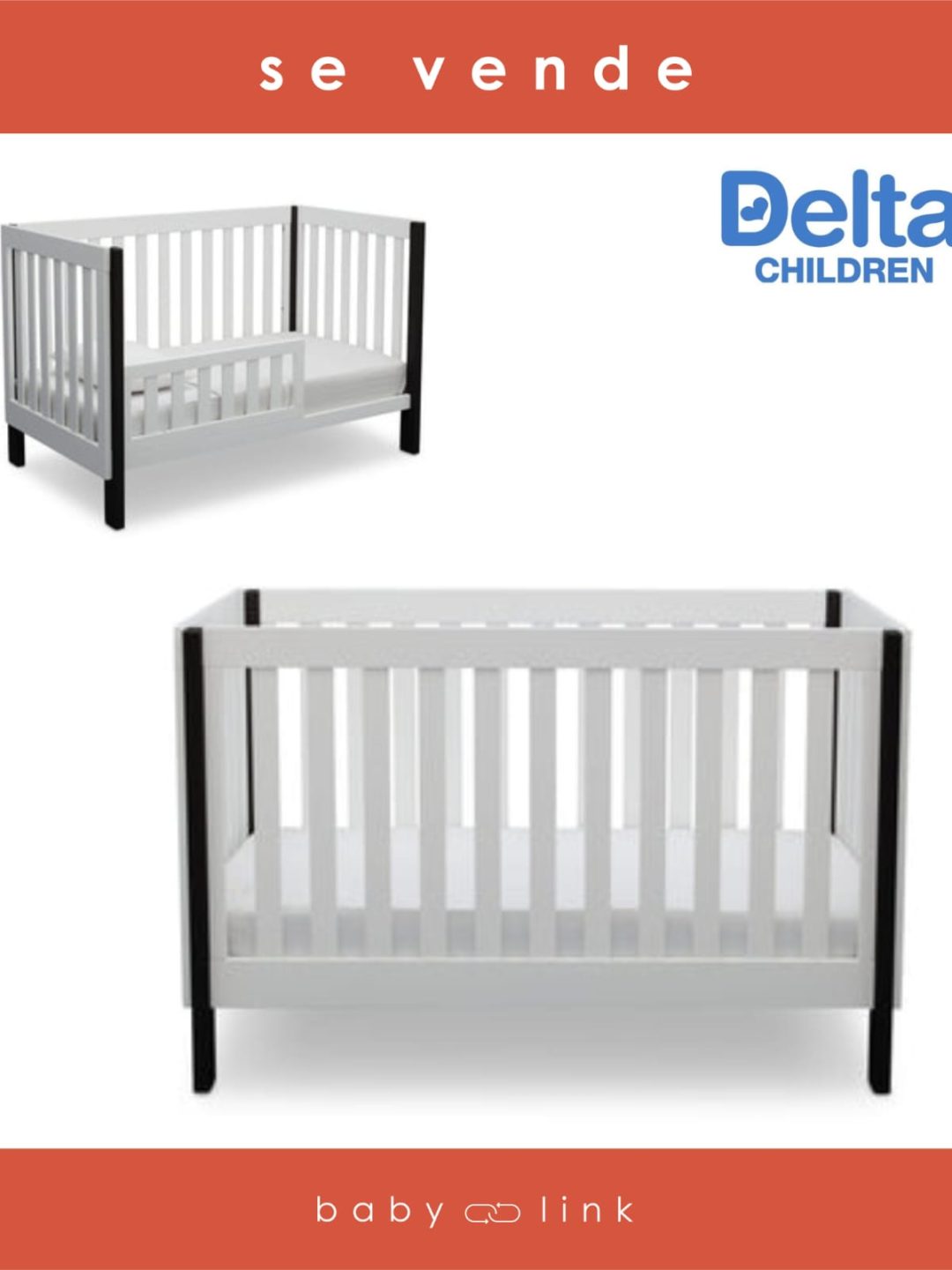 (COD:BB15126) CUNA 3 EN 1 DELTA CHILDREN BELLEVUE EVONY