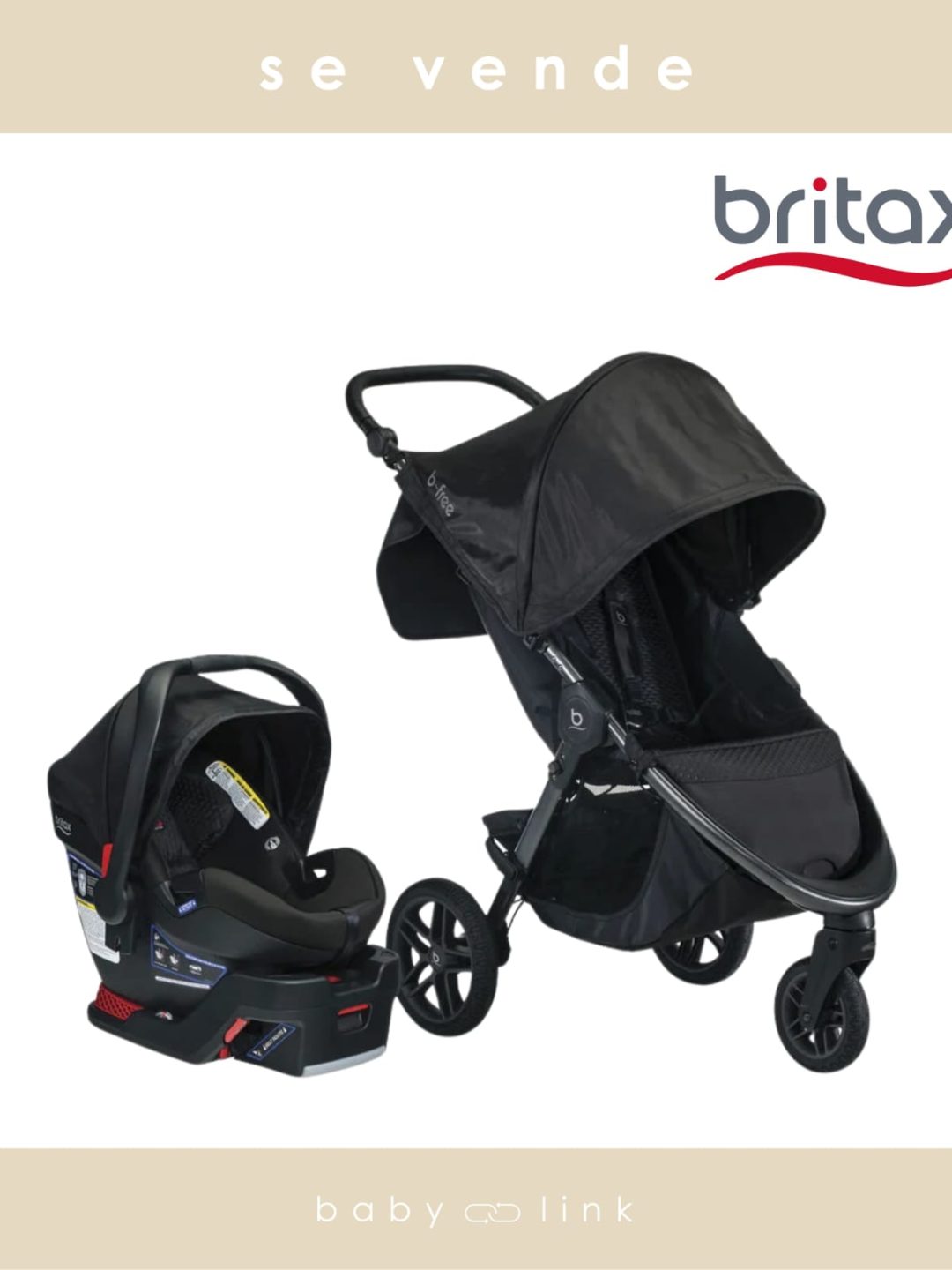 (COD:BB15257) COCHE TRAVEL SYSTEM B-FREE/B-SAFE FLEXFIT