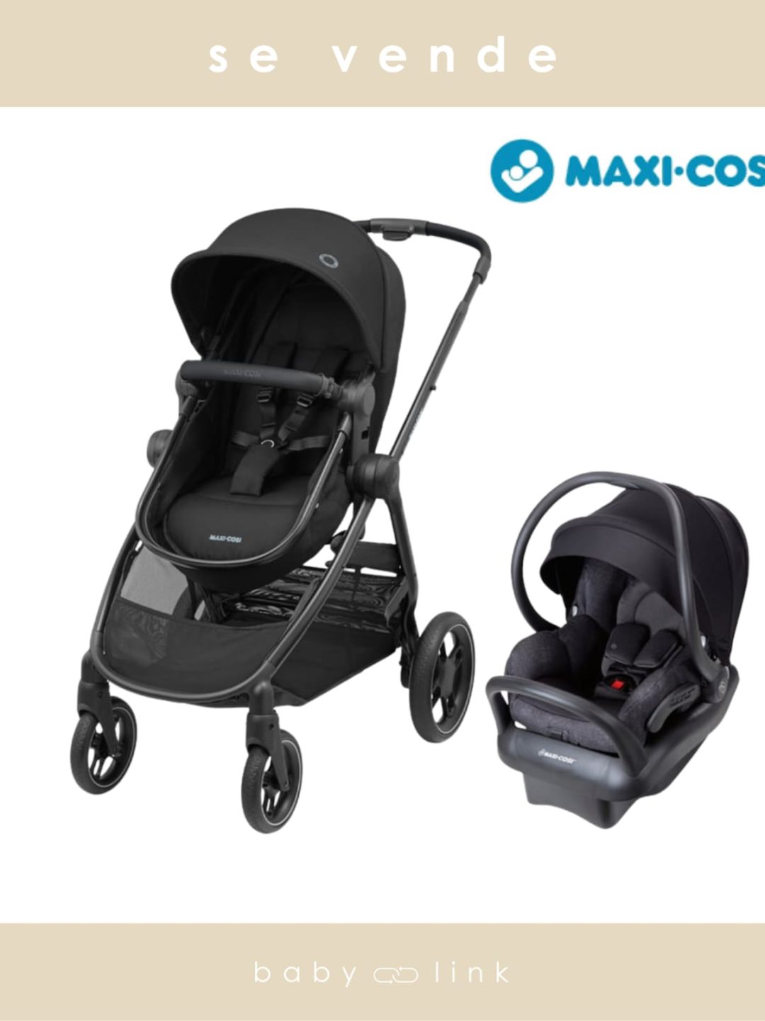 (COD:BB15334) COCHE TRAVEL SYSTEM MAXI COSI ZELIA