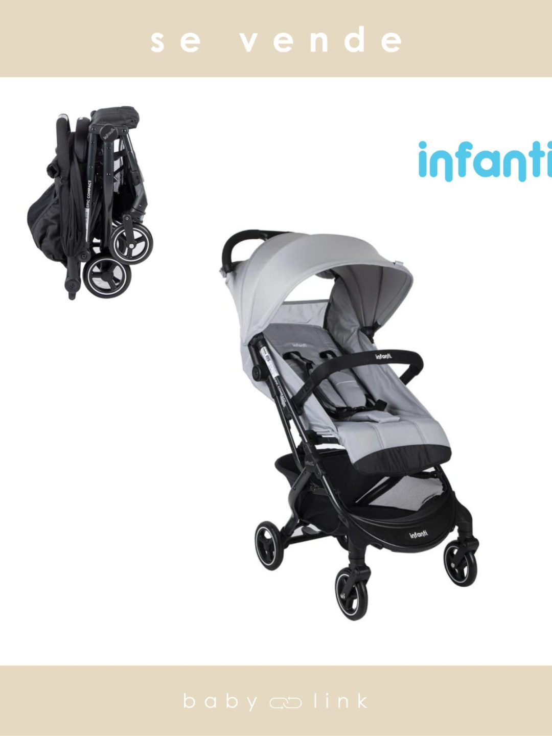 (COD:BB15351) COCHE PASEO INFANTI EPIC COMPACT