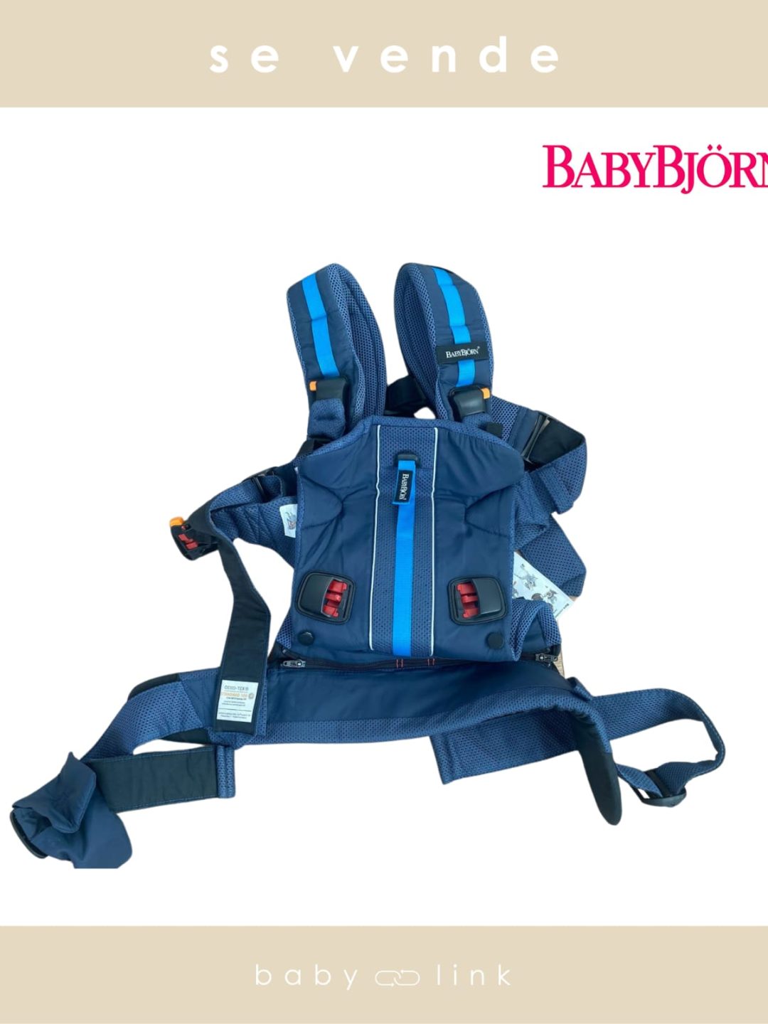 (COD:BB15404) MOCHILA PORTEO BABYBJORN STANDARD 100 + BOLSO