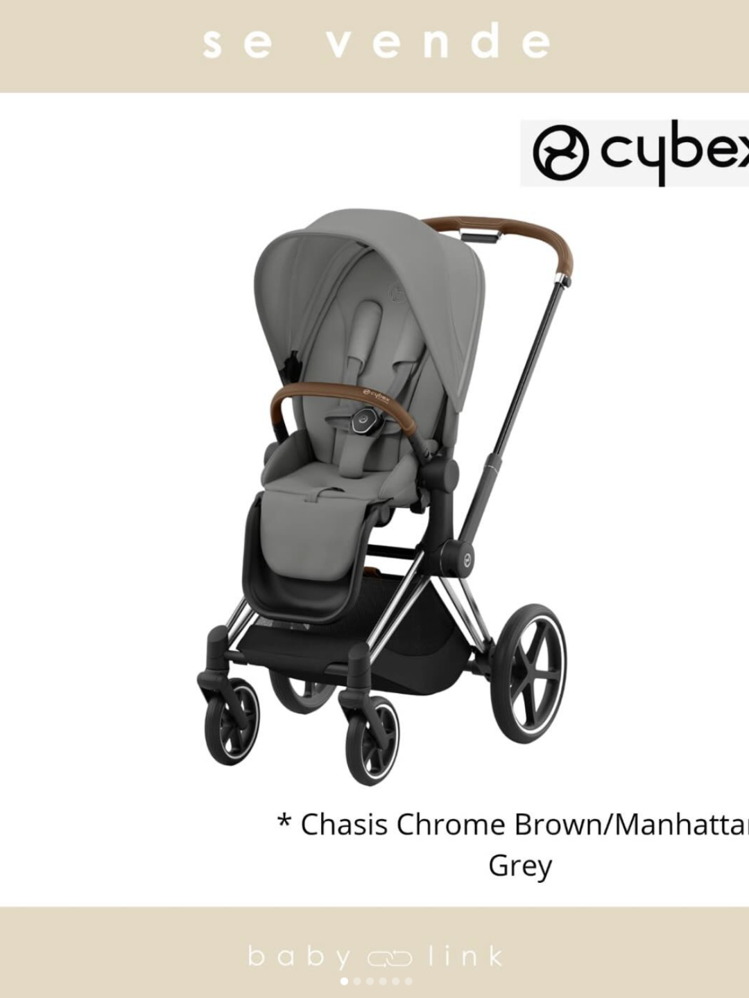 (COD:BB15798) COCHE PASEO CYBEX PRIAM PLATINUM