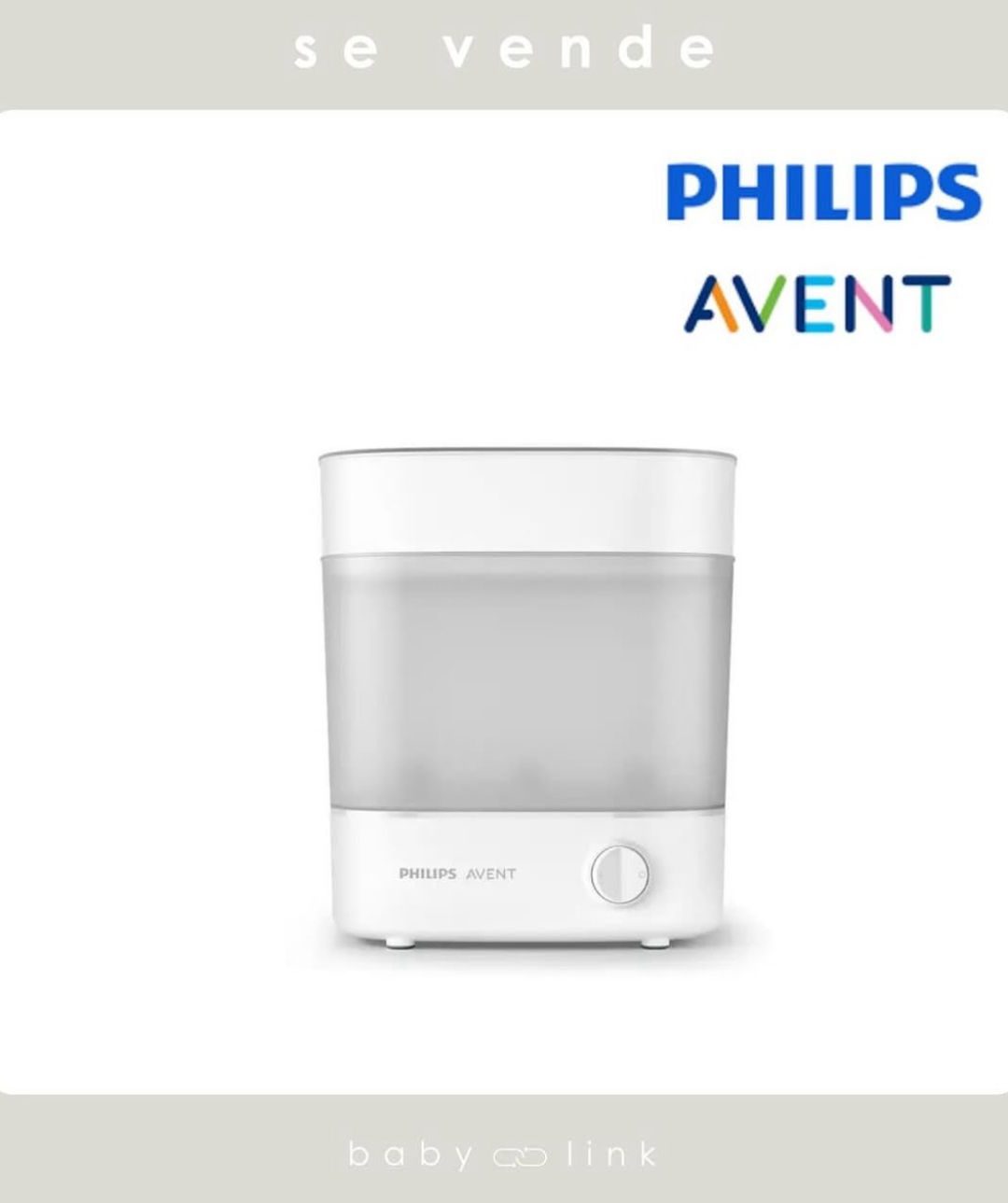 COD:BB16301) ESTERILIZADOR ELECTRICO ADVANCED AVENT
