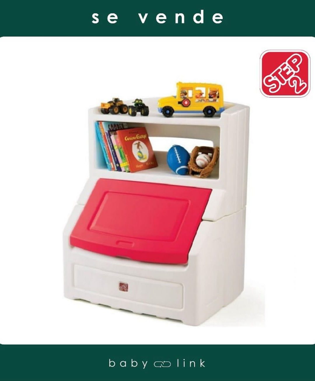 (COD:BB15723) BAUL Y REPISA JUGUETES STEP2