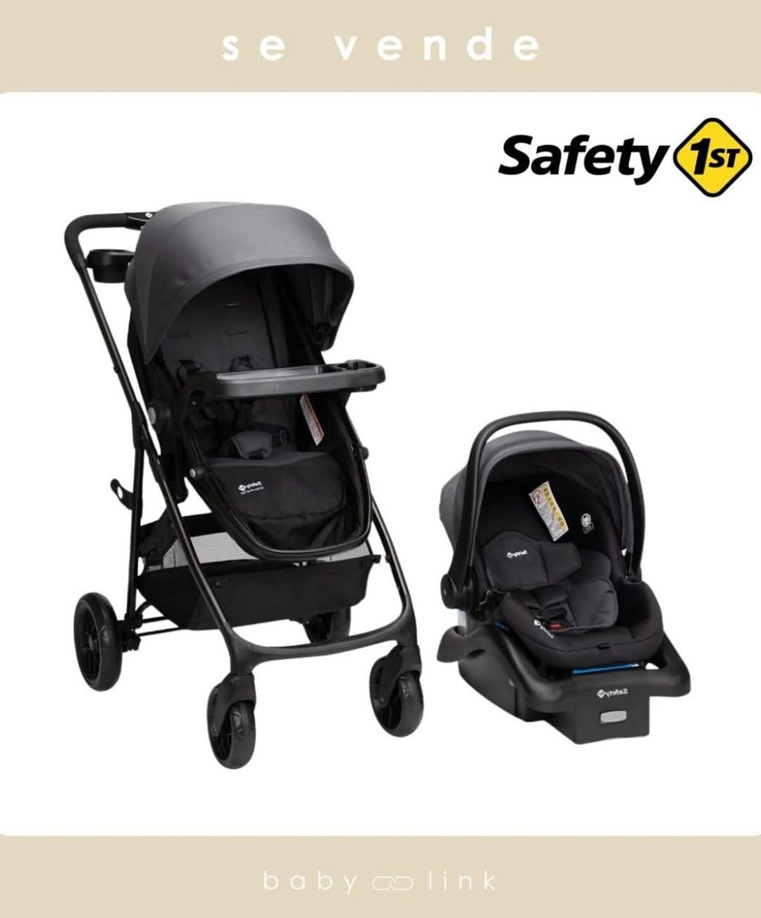 (COD:BB15822) COCHE TRAVEL SYSTEM SAFETY 1ST GROW AND GO