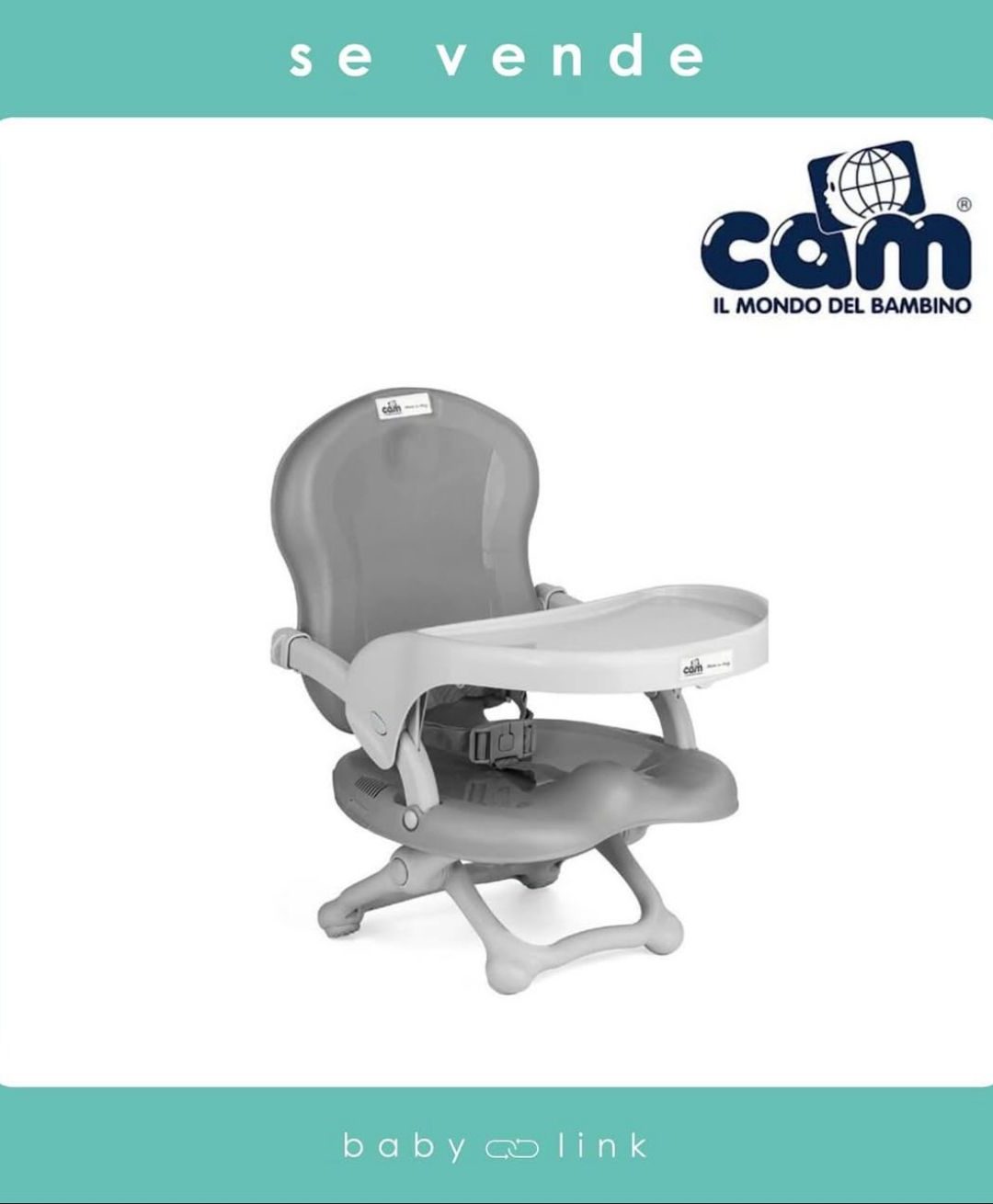 (COD:BB15860) SILLA DE COMER CAM SMARTY GRIS