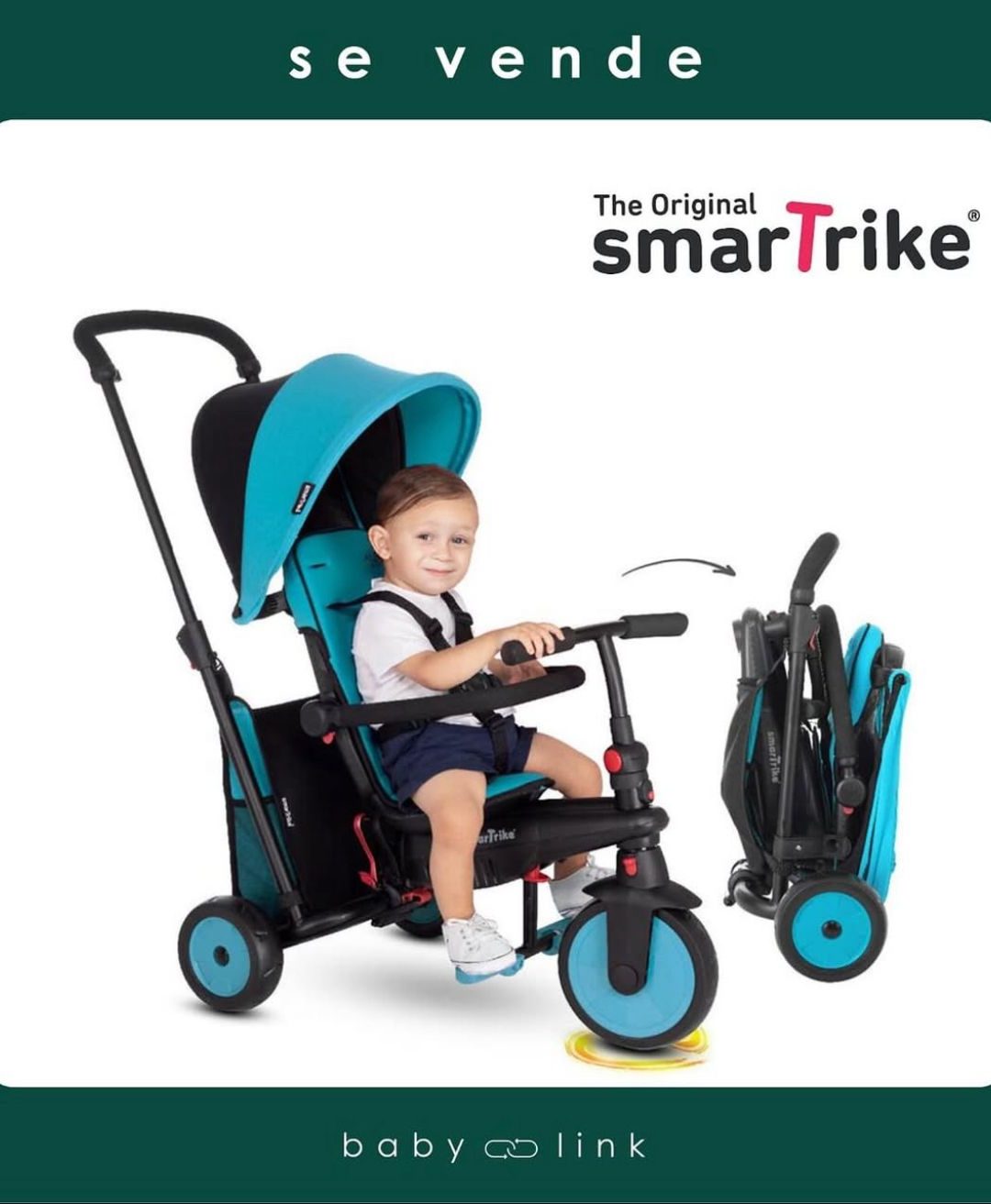 (COD:BB15882)  COCHE TRICICLO SMART TRIKE