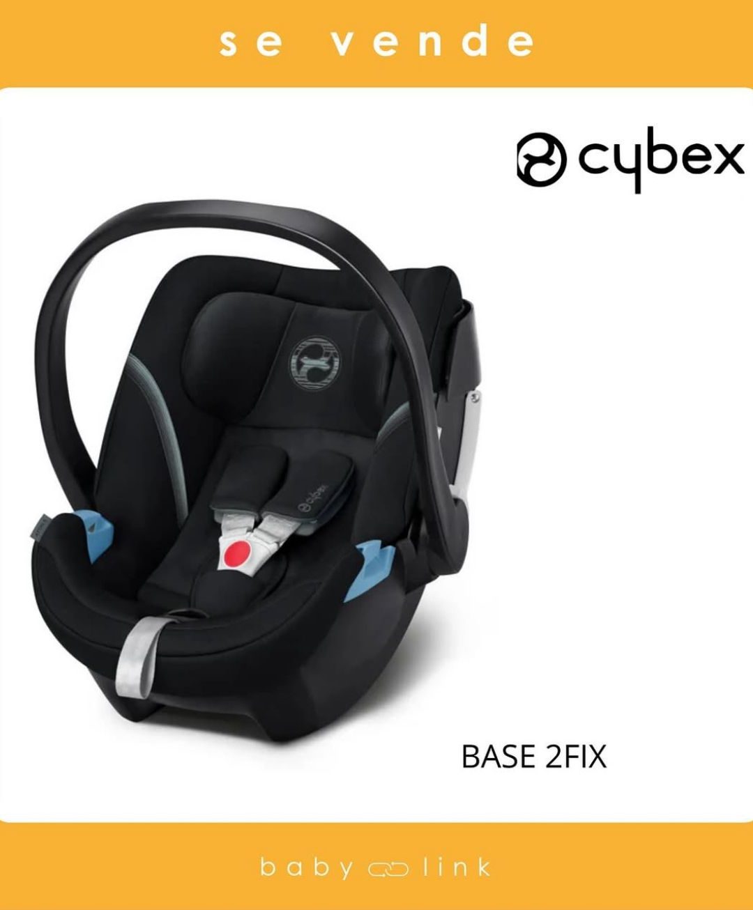 (COD:BB15947) SILLA NIDO DE AUTO CYBEX ATON 5 + BASE ISOFIX