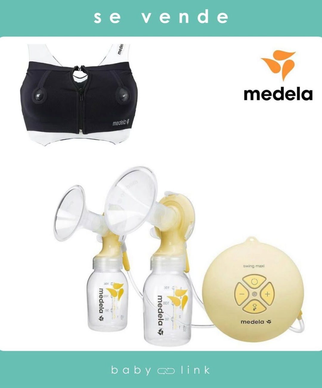 (COD:BB15953) EXTRACTOR DOBLE MEDELA SWING MAXI