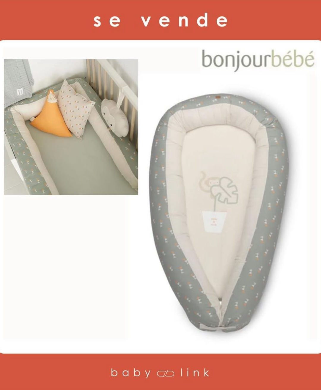 (COD:BB15978)  NIDO COLECHO 5 EN 1 MONKEY BOUNJOURBEBE