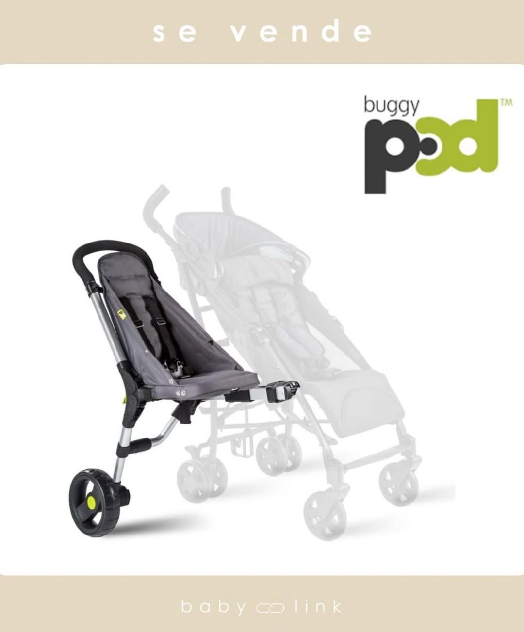 (COD:BB16037) SILLA ADICIONAL COCHE BUGGYPOD LITE