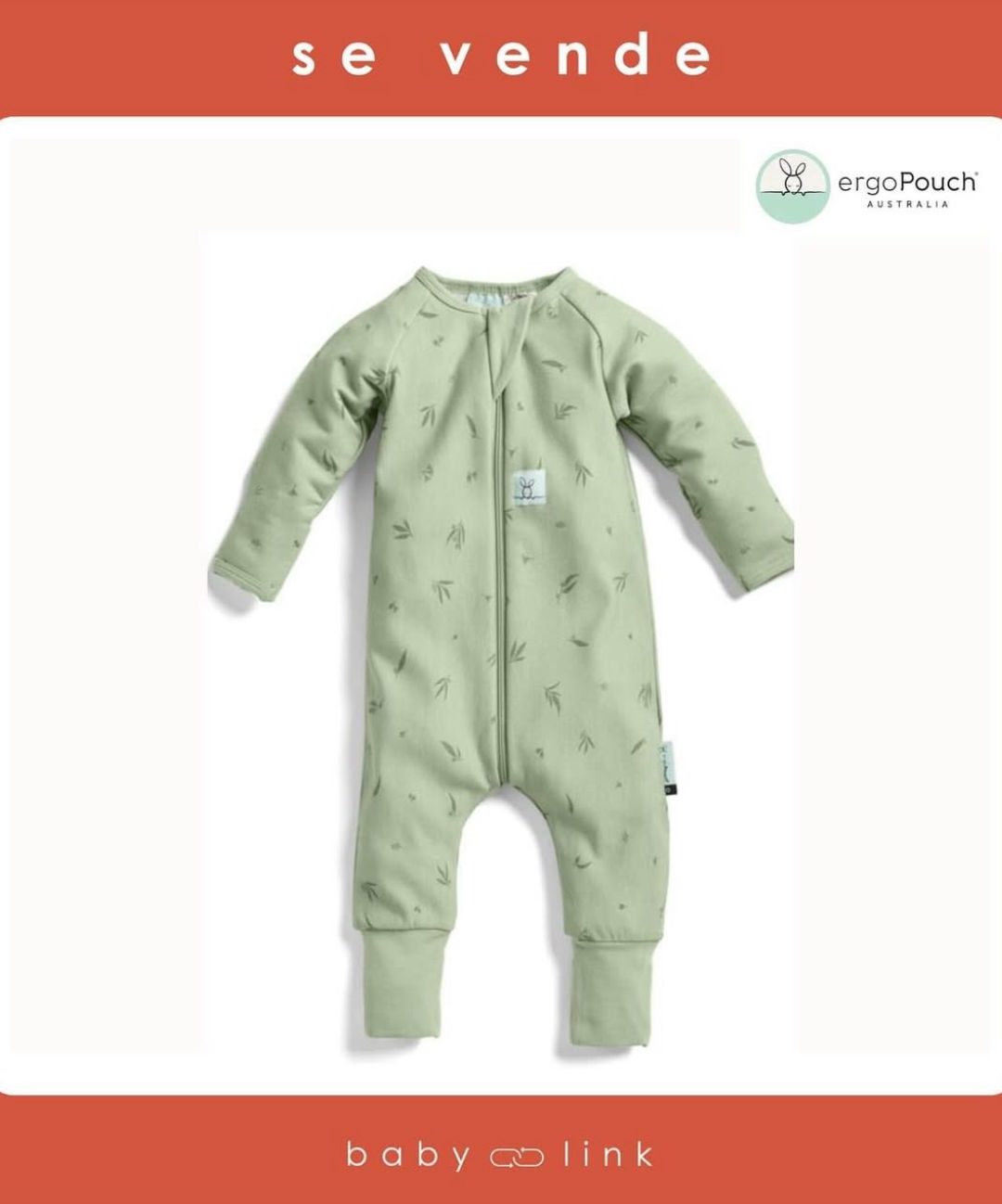 (COD:BB16138) PIJAMA LONG SLEEVE LAYER ERGOPOUCH TOG 1.0/ 0-3 MESES