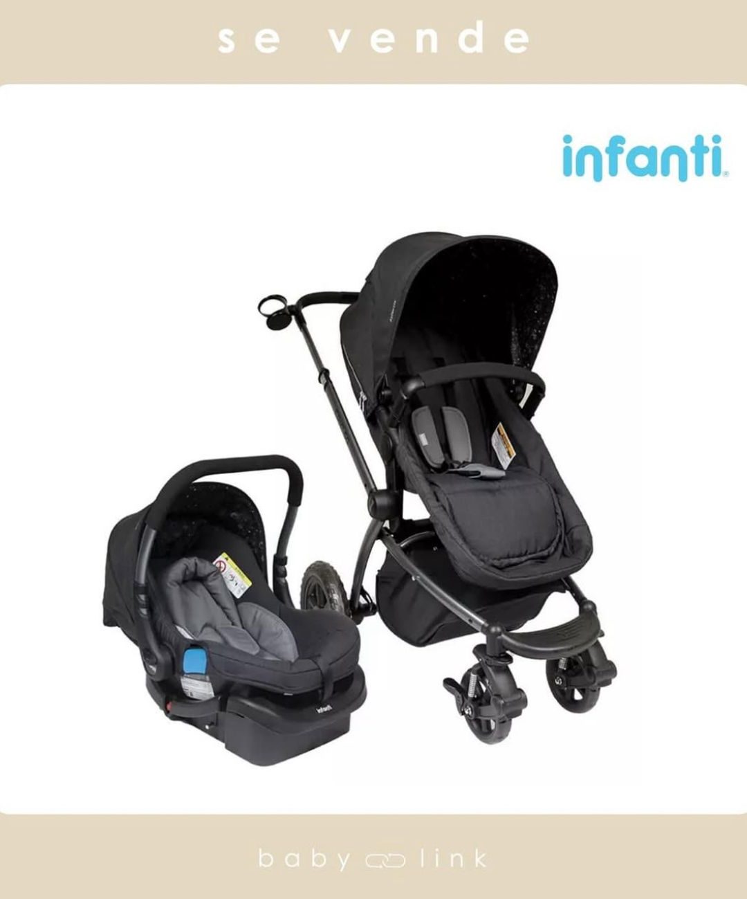 (COD:BB16185) COCHE TRAVEL SYSTEM INFANTI EPIC 5G