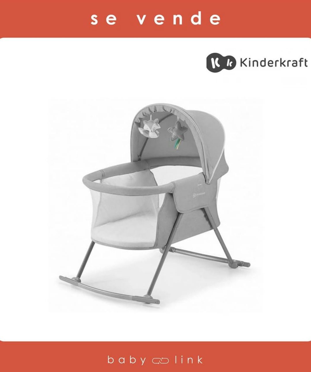 (COD:BB16341) CUNA MECEDORA KINDERKRAFT 3 EN 1 LOVI