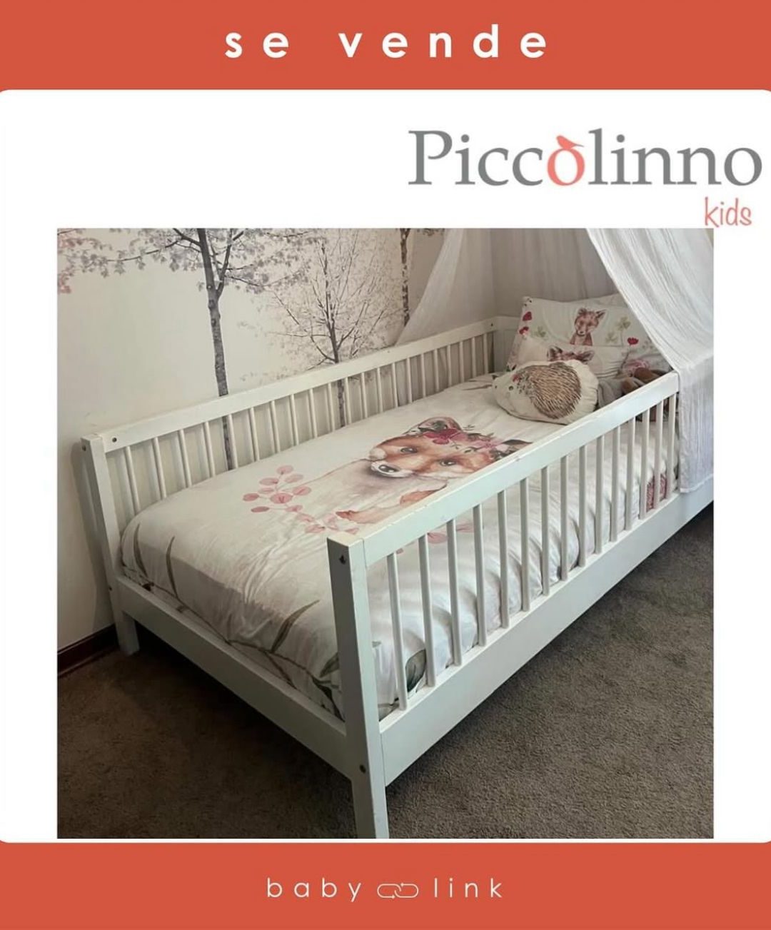 (COD:BB16349) CAMA BARROTES PICCOLINNO