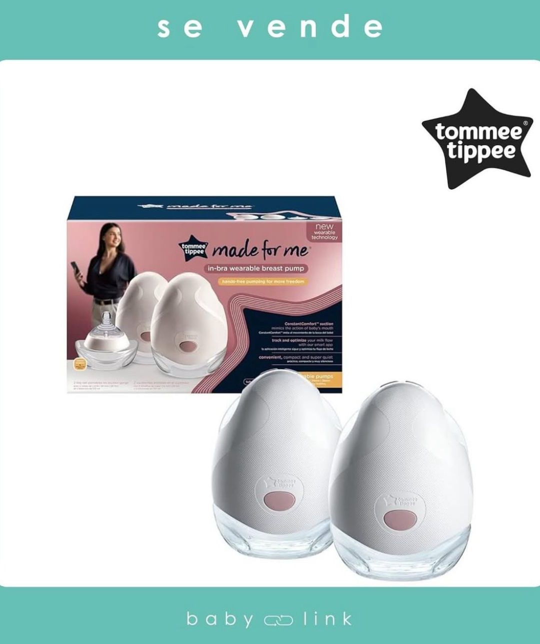 (COD:BB16458) EXTRACTOR MANOS LIBRES TOMMEE TIPPEE MADE FOR ME