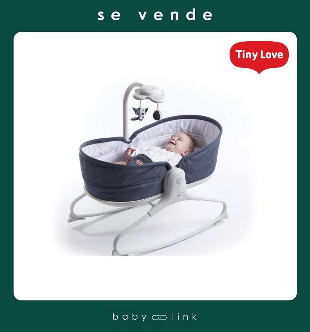 (COD:BB16491) SILLA MECEDORA TINY LOVE ROCKER HEATHER