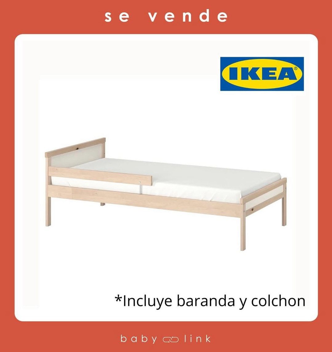 (COD:BB16503) CAMA IKEA SNIGLAR + COLCHON ESPUMA