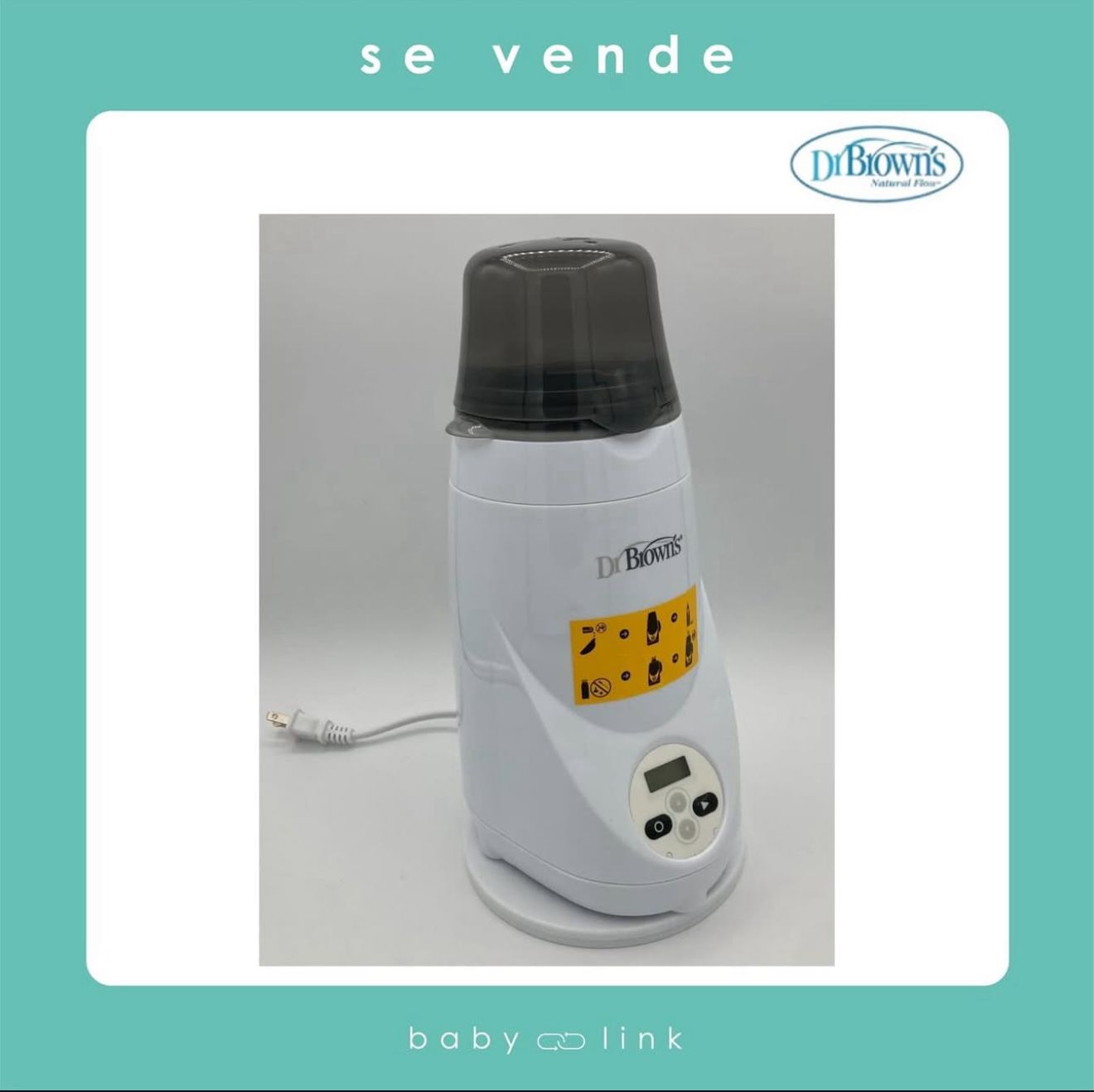 (COD:BB16522) CALENTADOR Y ESTERILIZADOR DE MAMADERAS DR BROWNS