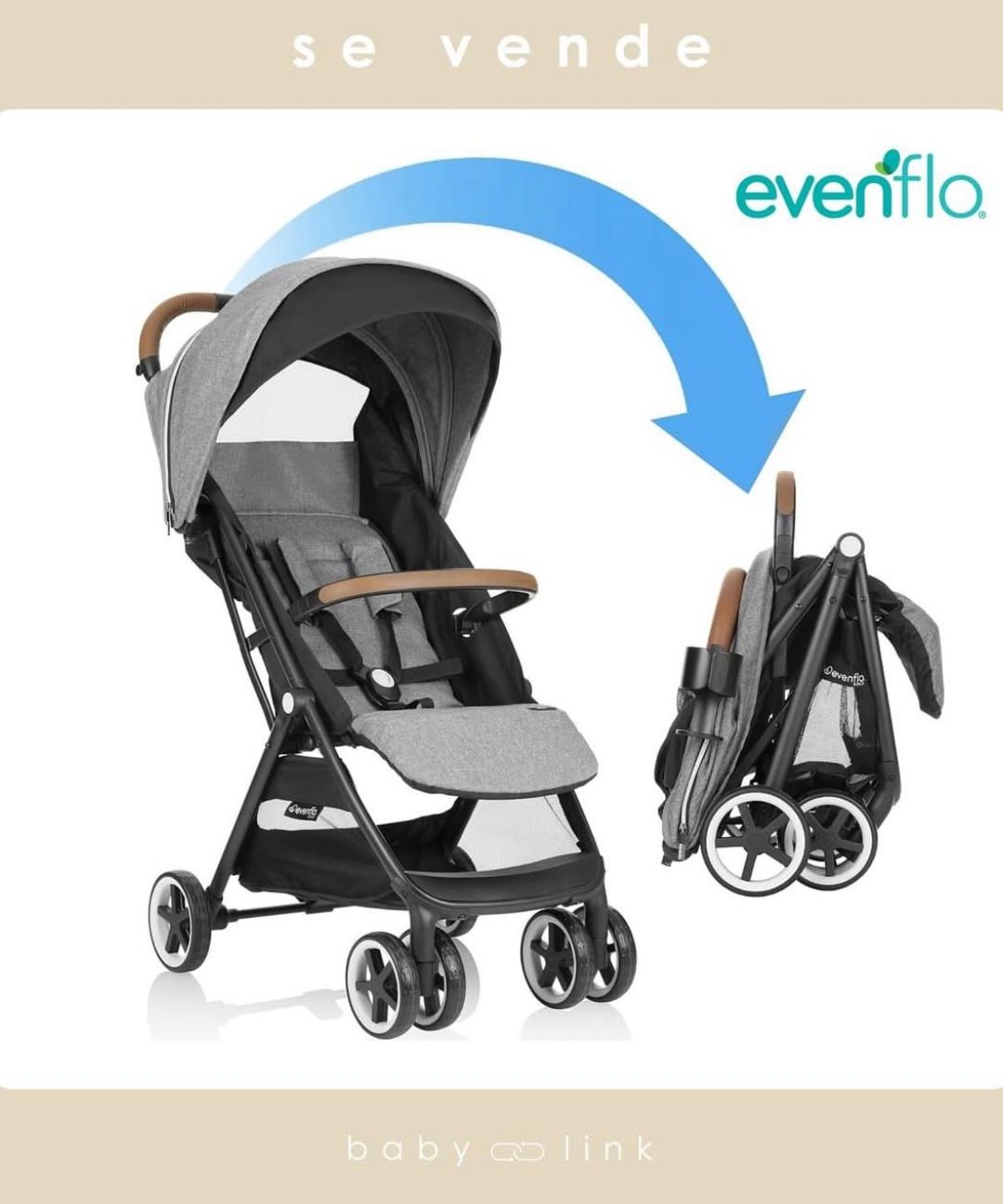COD:BB16527) COCHE PASEO EVENFLO OTTO SELF - FOLDING